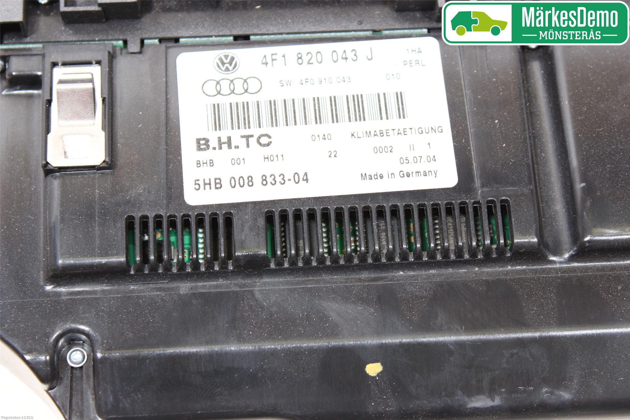 Audi A6/S6     05-11 Varme Ac Betjening-Display