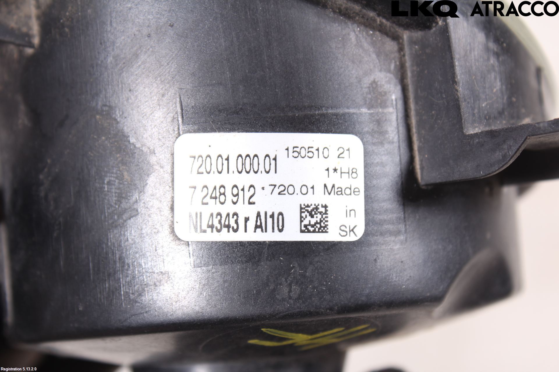 BMW 1 F20/F21 11-19 Frontlykt-Kurve-Tåkelys