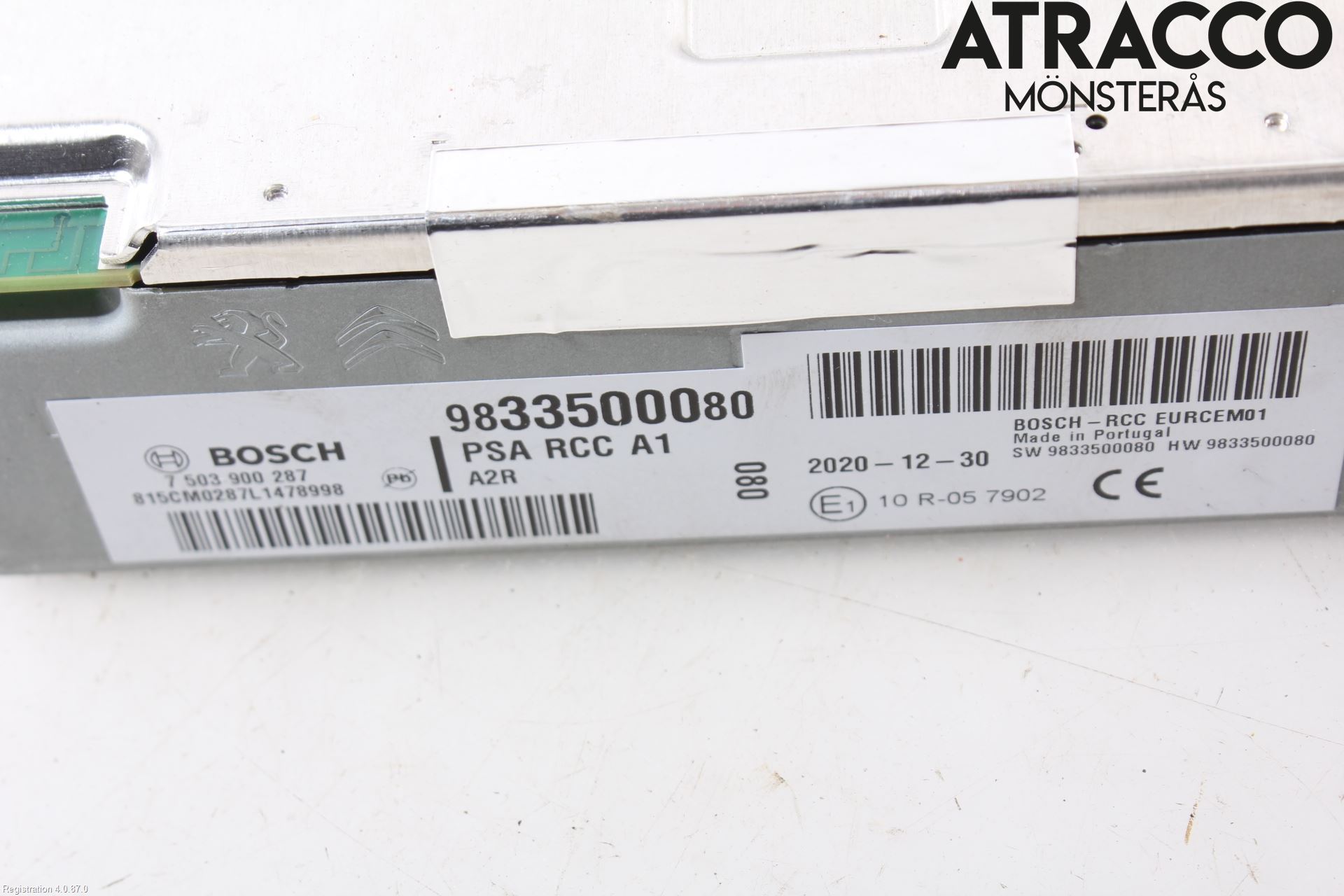 Citroen COTROEN C3 17-24 Stereo Radio