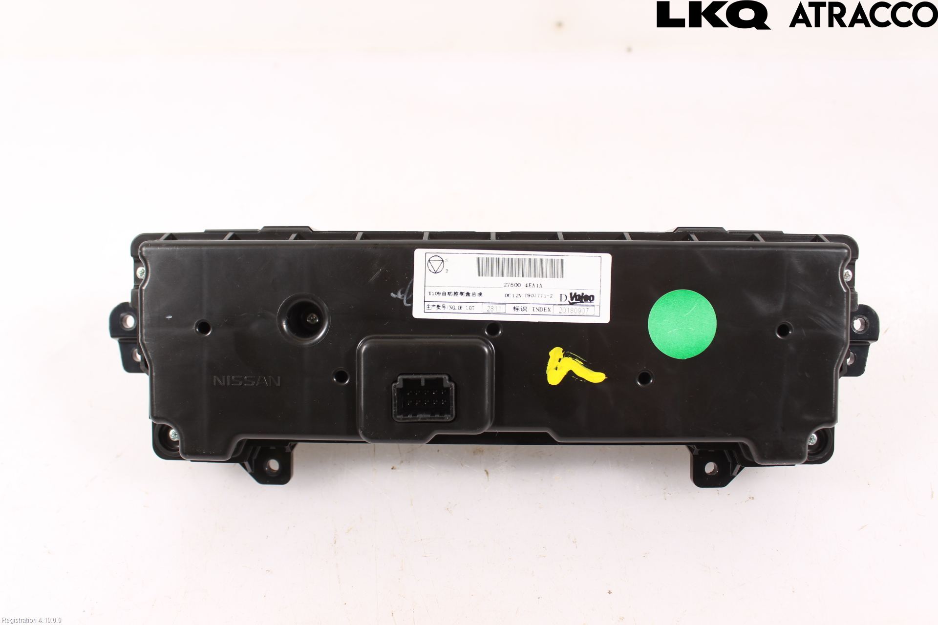 Nissan QASHQAI 17-21 Varme Ac Betjening-Display