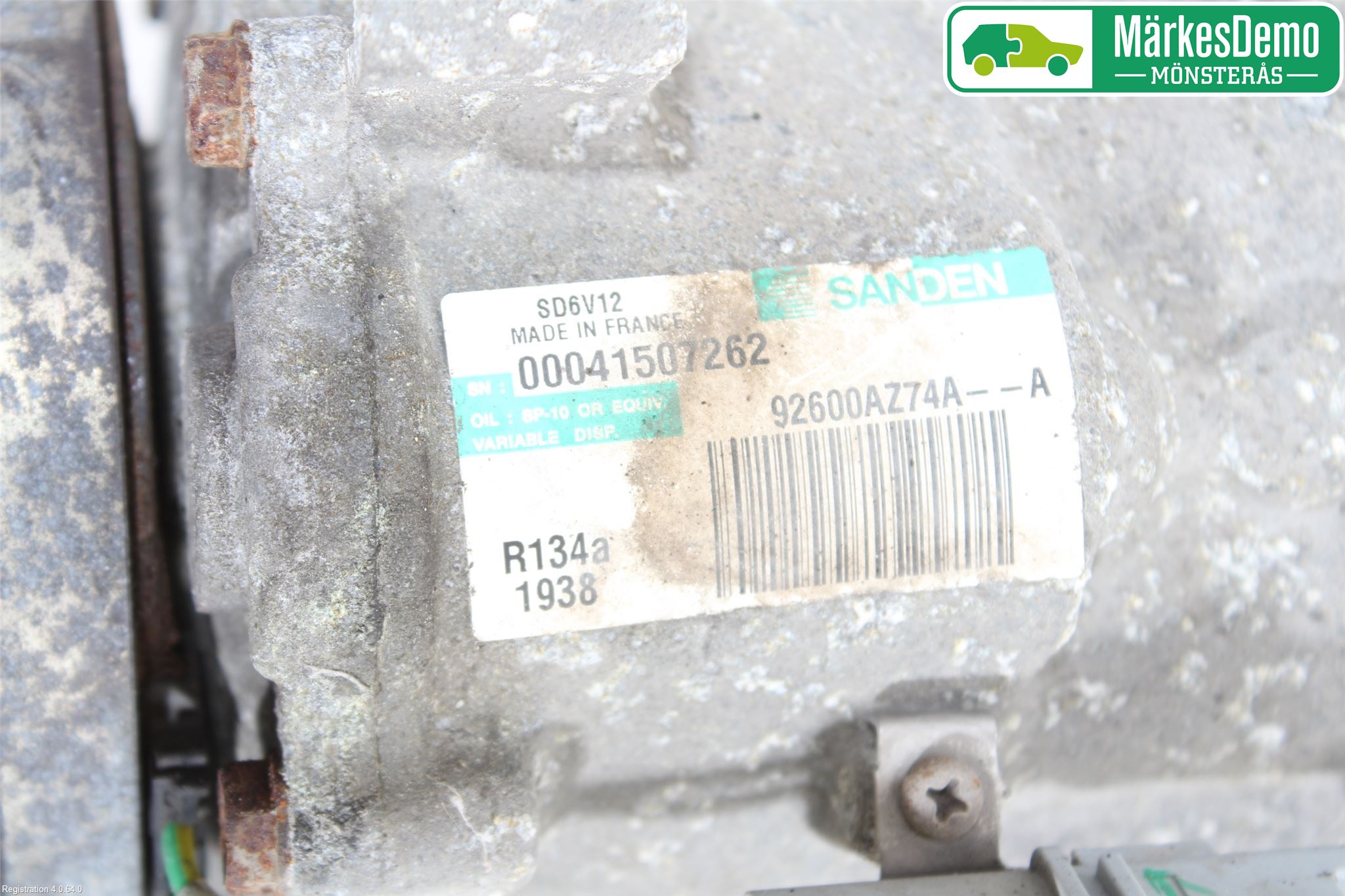 Nissan NV200/NV200 COMBI Varme Ac Kompressor