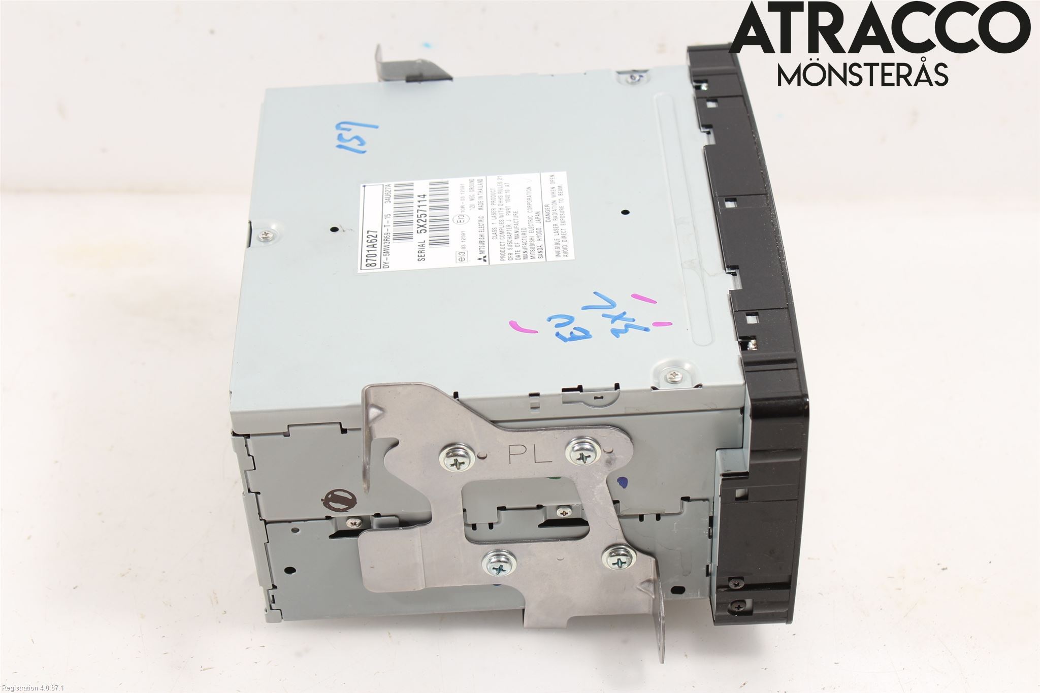 Mitsubishi ASX 10-22 Stereo Radio Med Cd