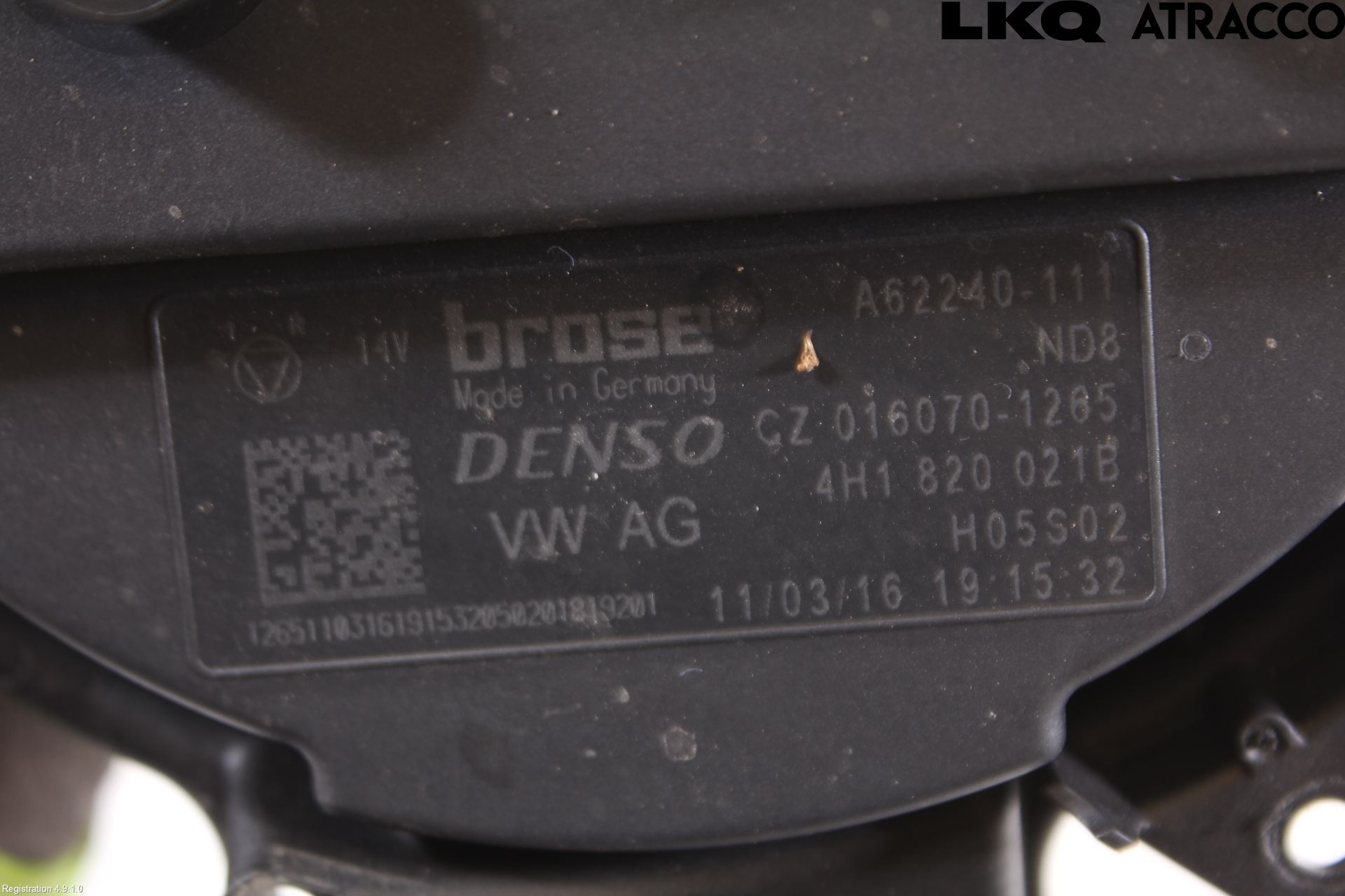 Audi A6/S6 4G 11-18 Varmeapparat Viftemotor