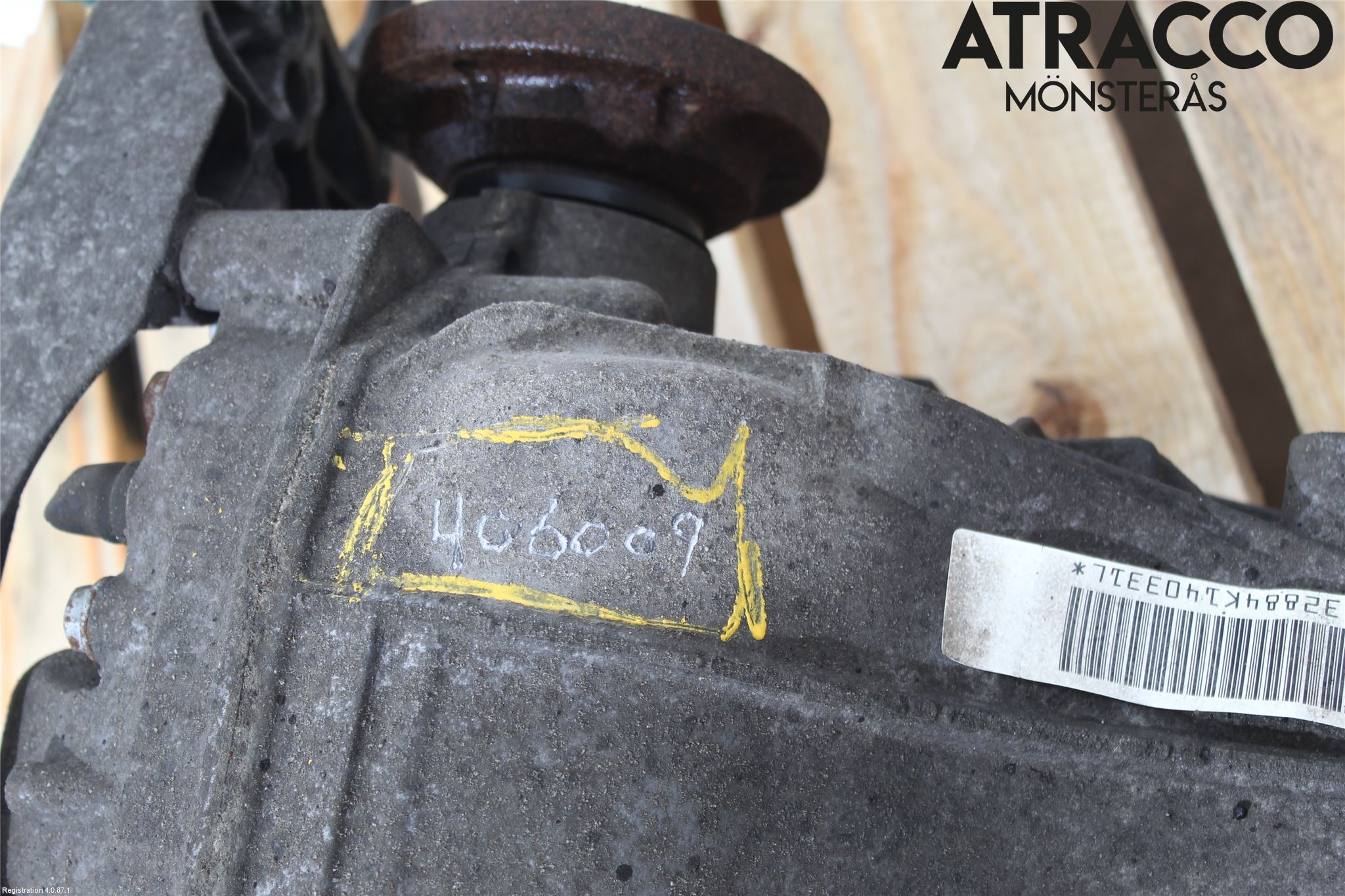 Audi A6/S6 4G 11-18 Bakaksel Kardang Bak -Diff