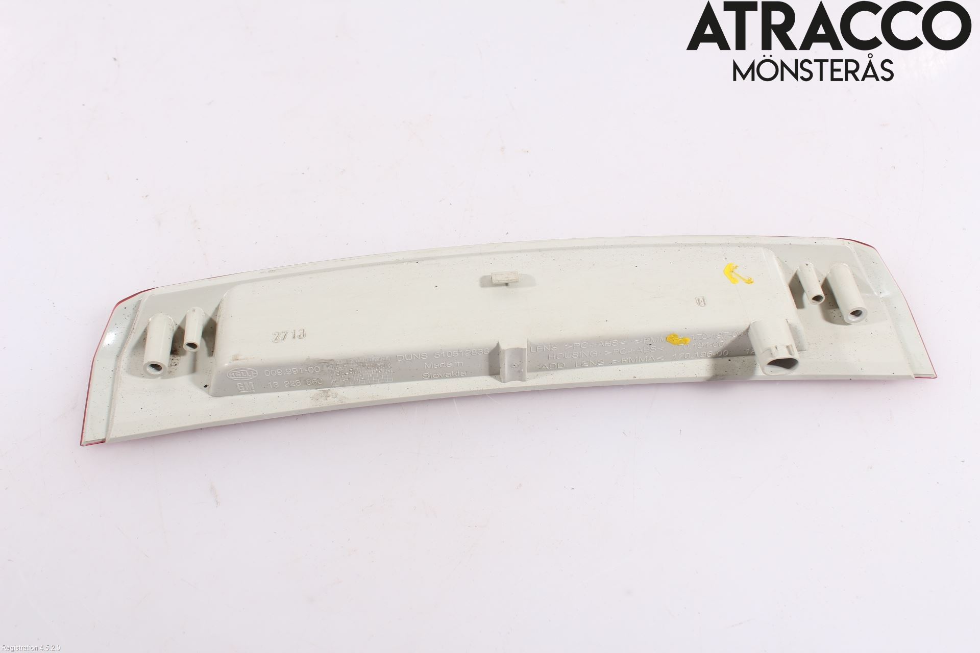 Opel INSIGNIA 09-16 Bremselys Bakrute