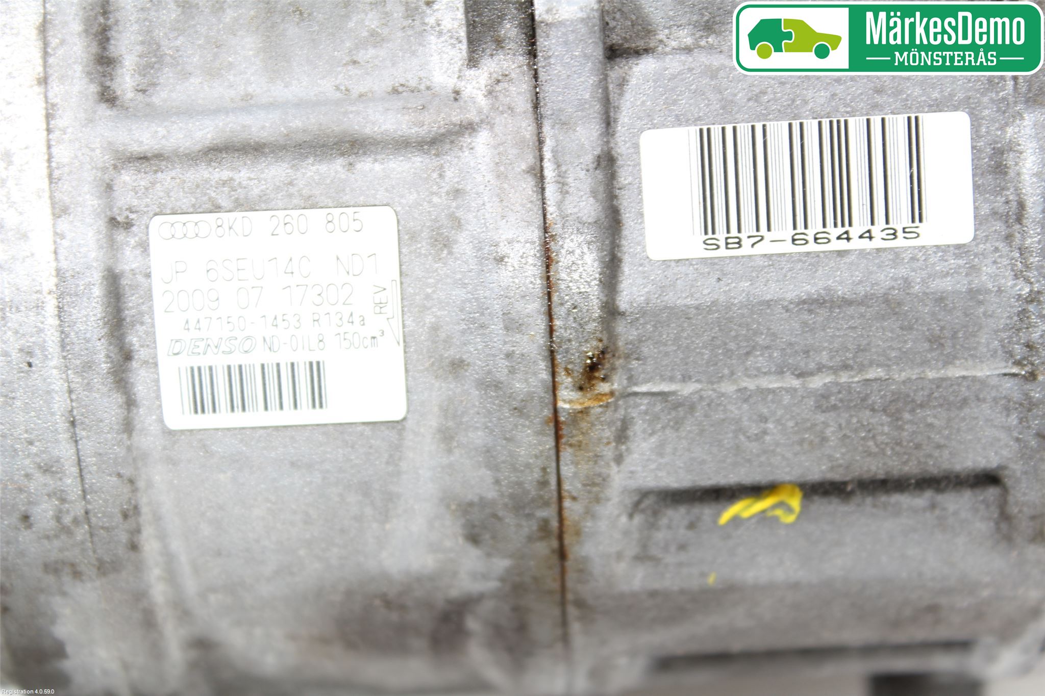 Audi A4/S4 08-11 Varme Ac Kompressor