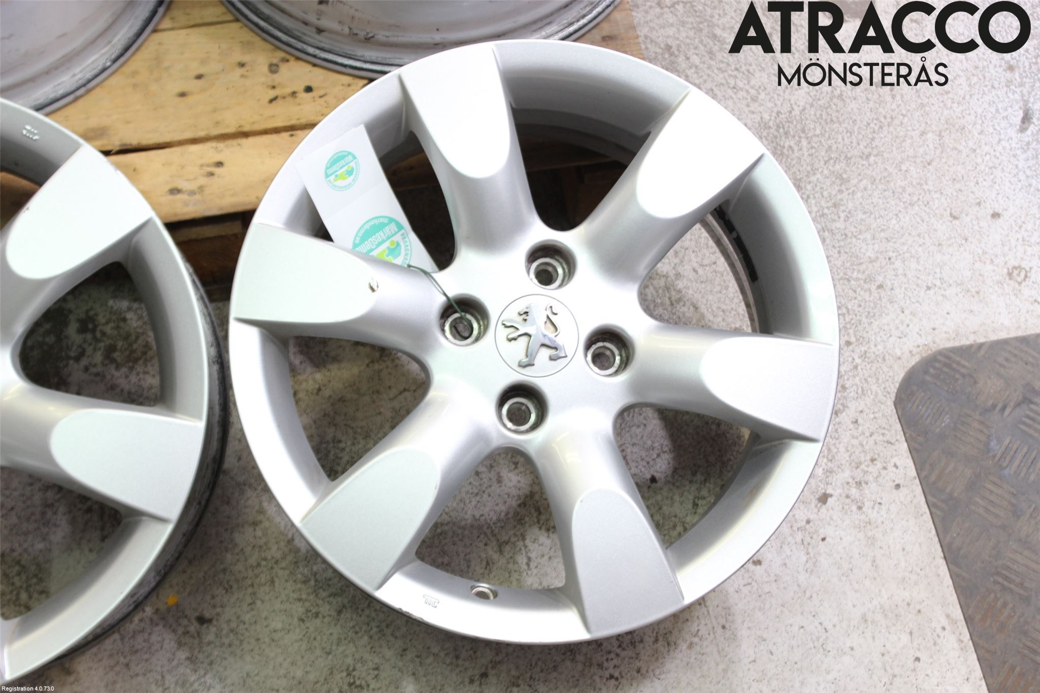 Peugeot 307     05-08 Felg Aluminium Sett 4Stk