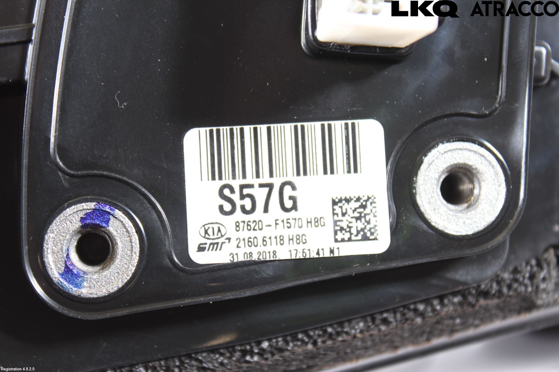 Kia SPORTAGE (QL) 16-21 Speil H M-El Justering