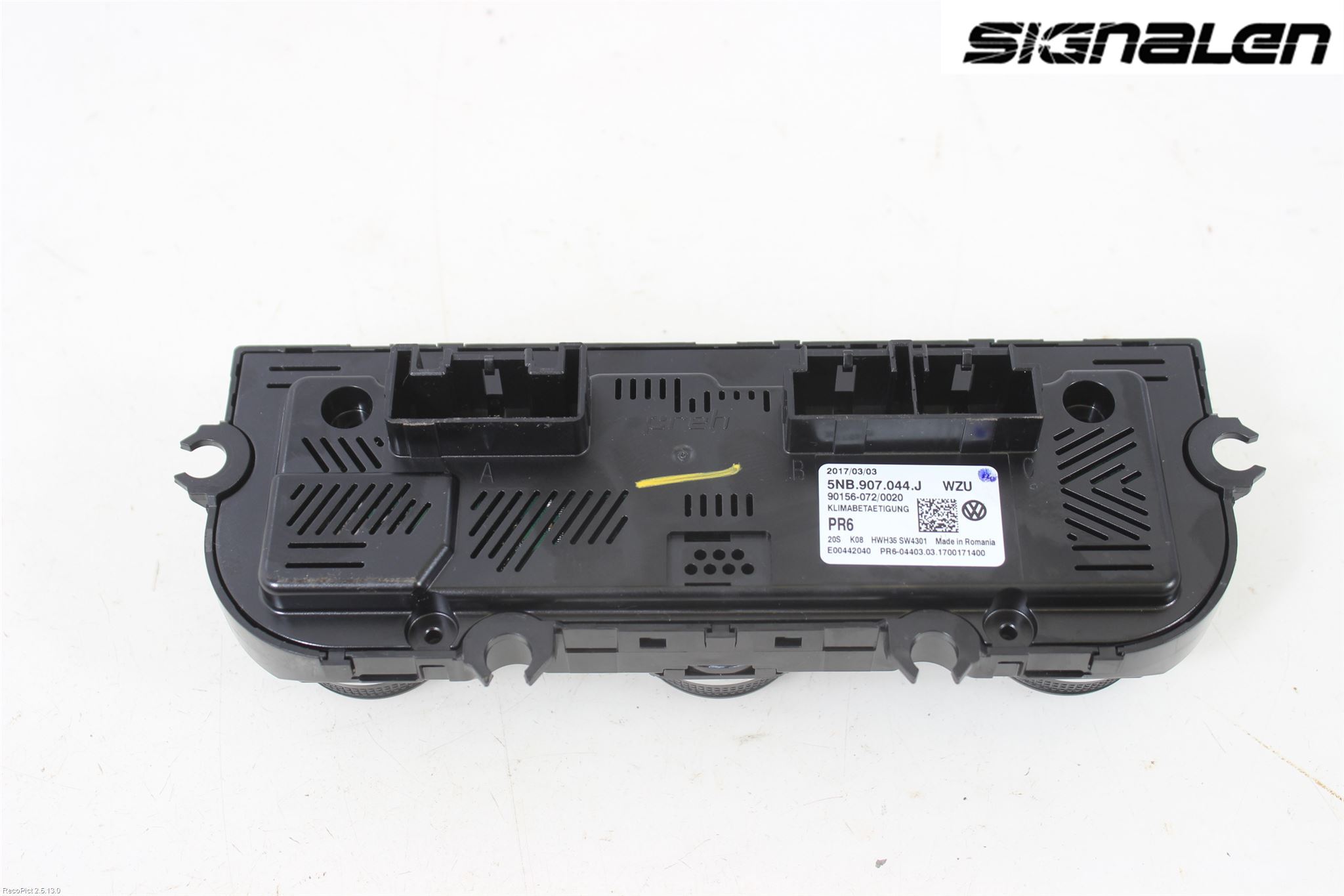 Volkswagen VW TIGUAN 16-24 Varme Ac Betjening-Display