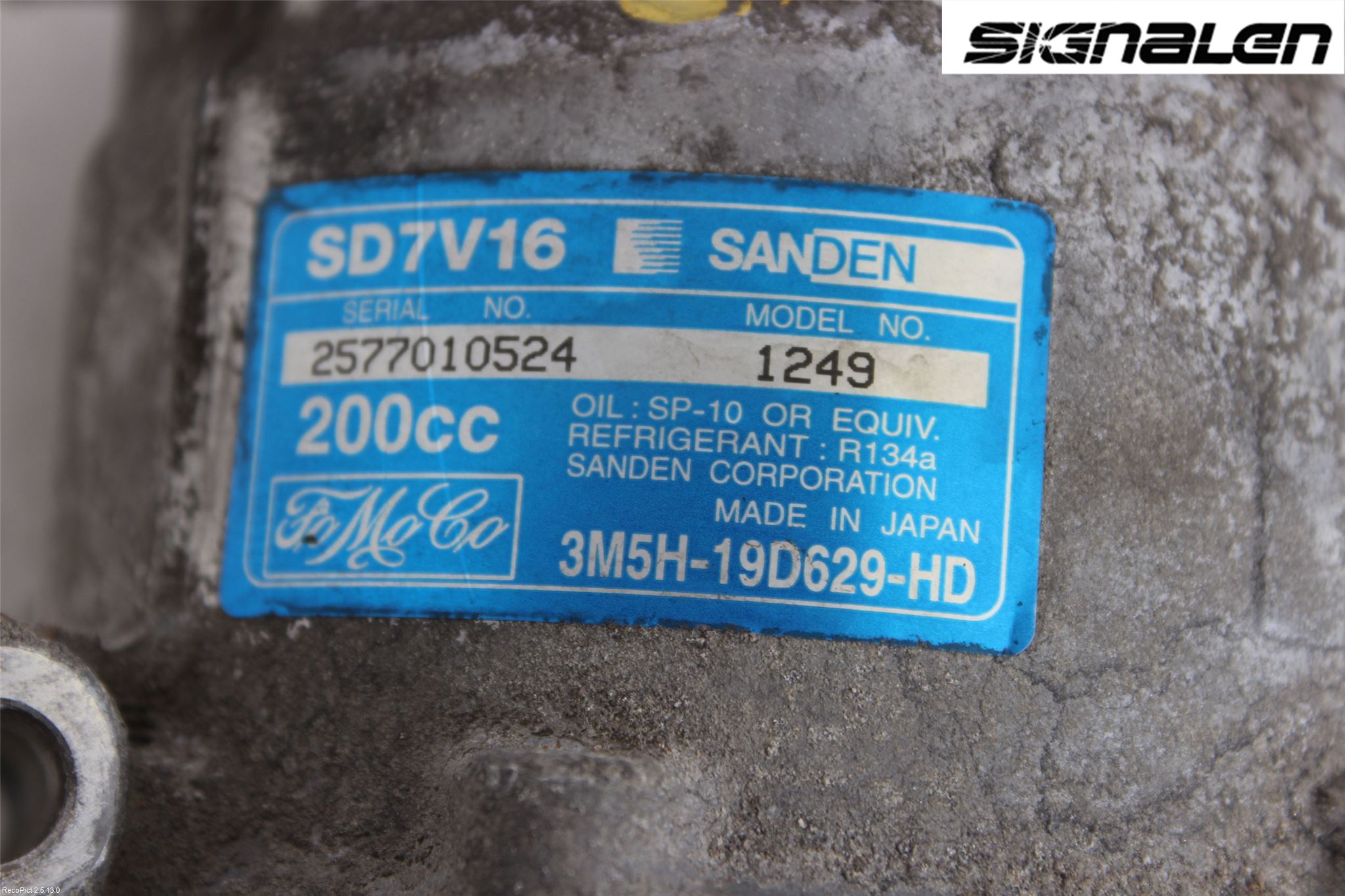 Volvo V50 04-07 Varme Ac Kompressor