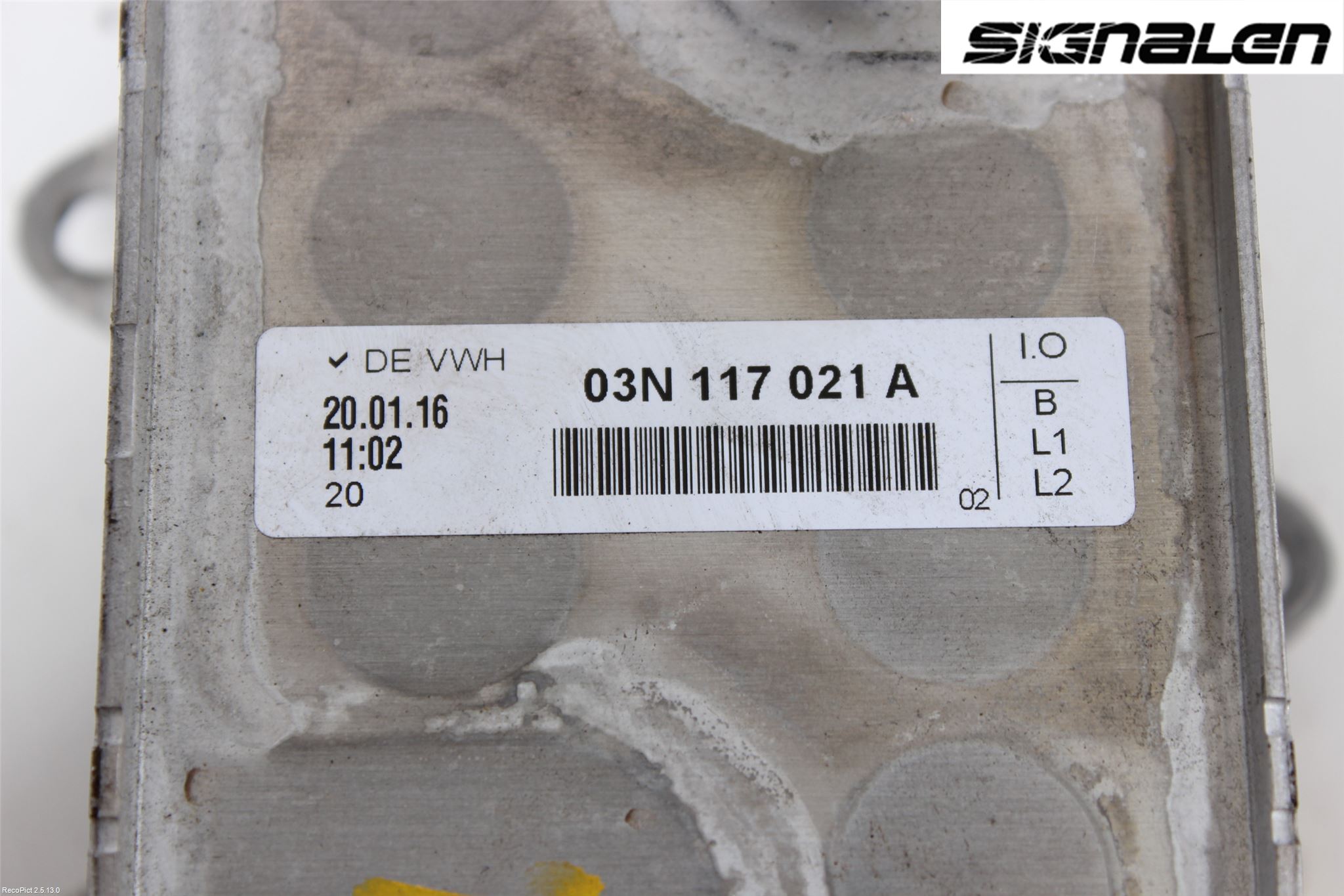 Audi A4/S4 B9 16-19 Radiator Oljekjøler Motor