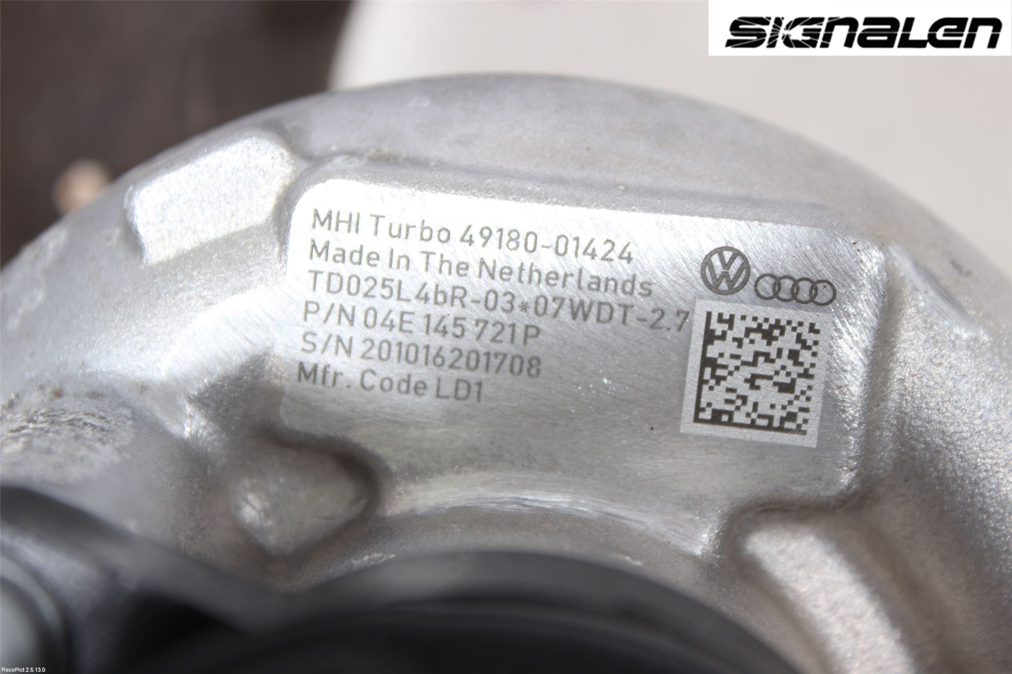 Volkswagen VW PASSAT 15-19 Turboaggregat