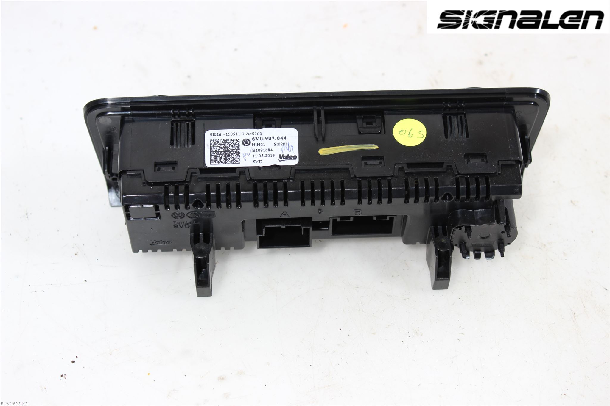 Skoda FABIA 15-21 Varme Ac Betjening-Display
