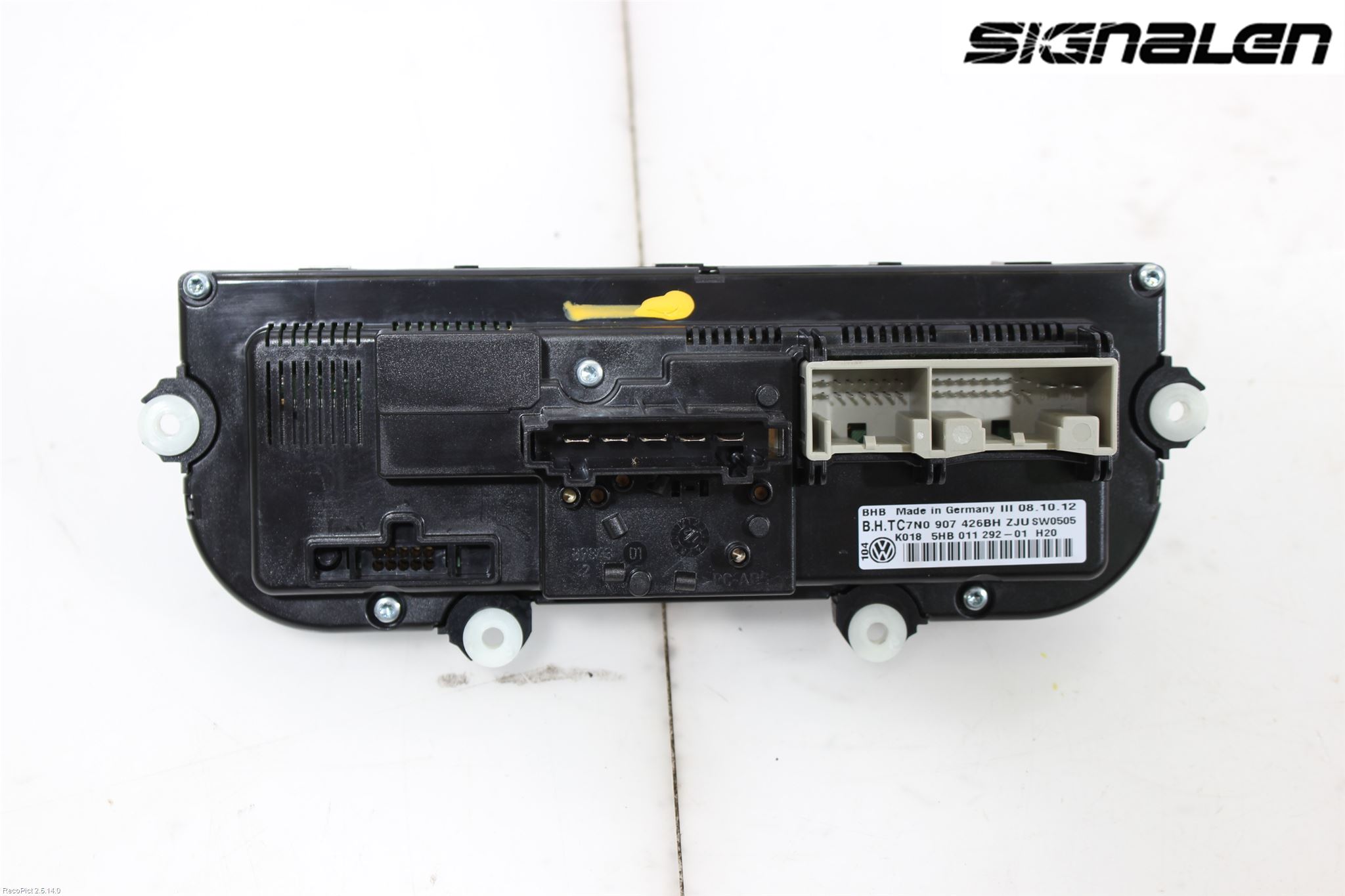 Volkswagen VW GOLF VI 09-13 Varme Ac Betjening-Display
