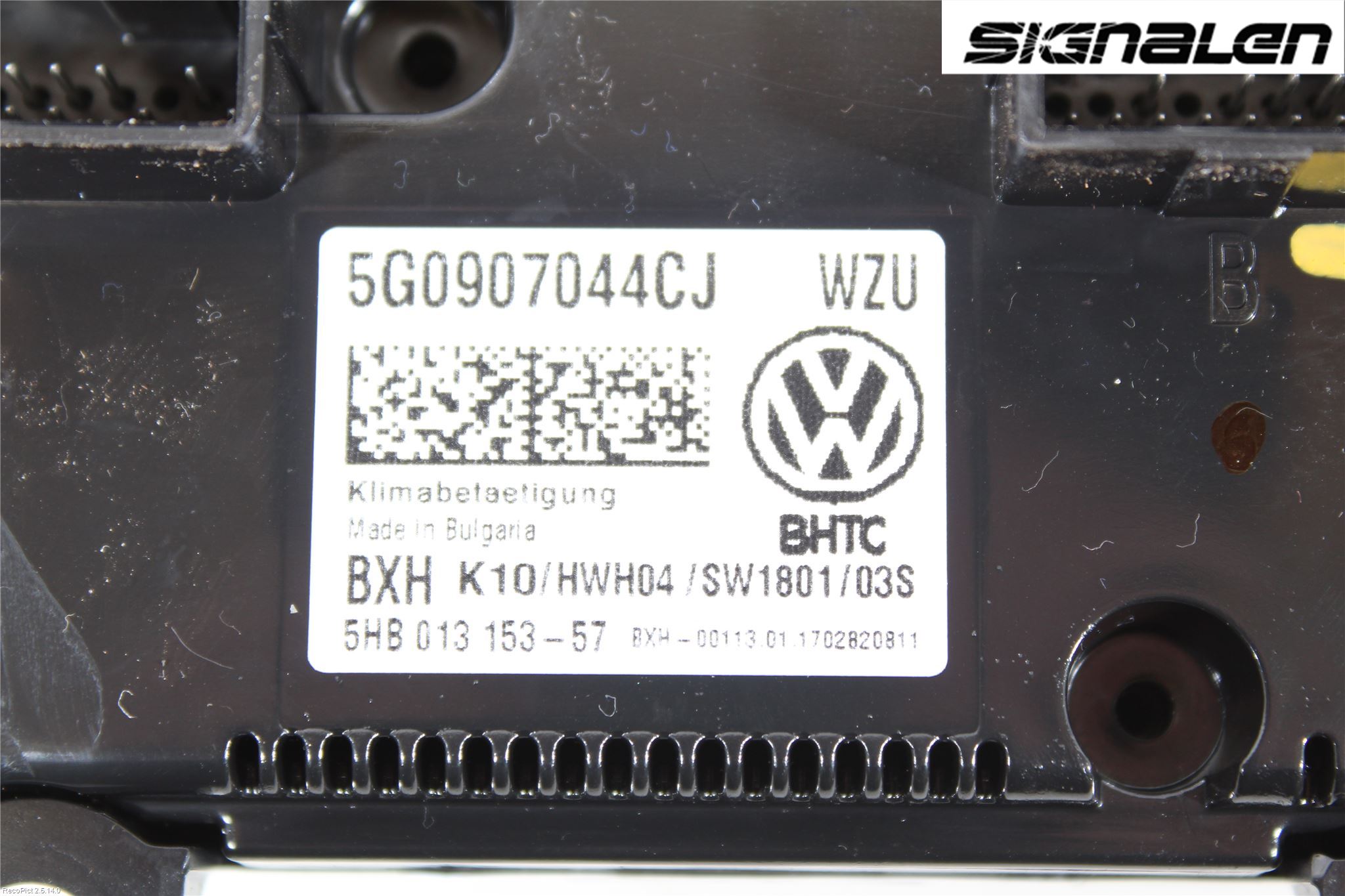 Volkswagen VW PASSAT 15-19 Varme Ac Betjening-Display