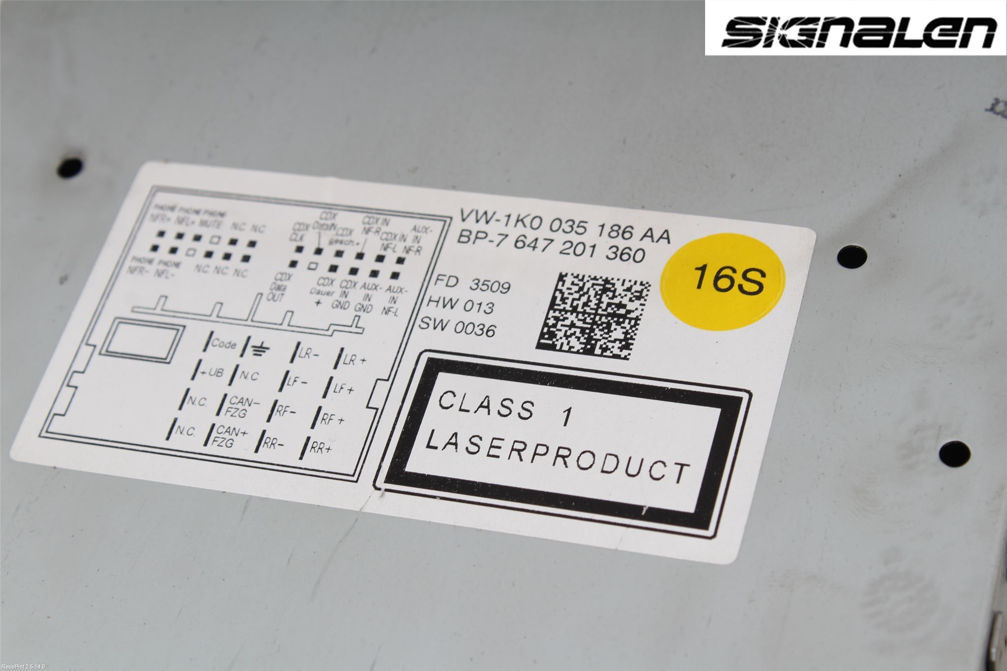Volkswagen VW PASSAT 05-11 Stereo Radio