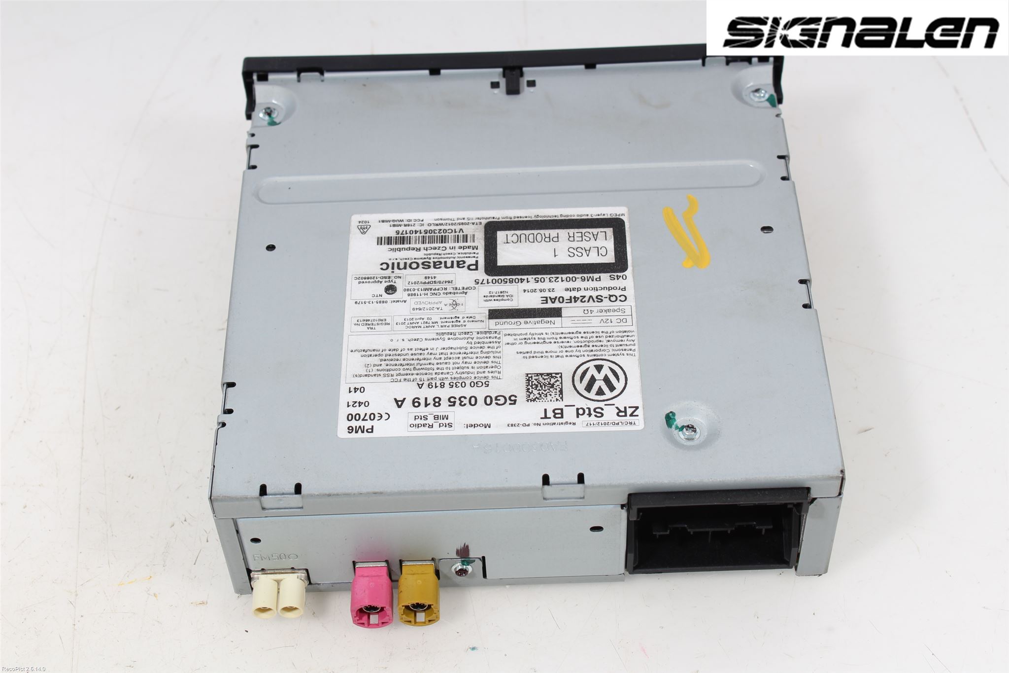 Volkswagen VW GOLF / E-GOLF VII 13-20 Stereo Radio