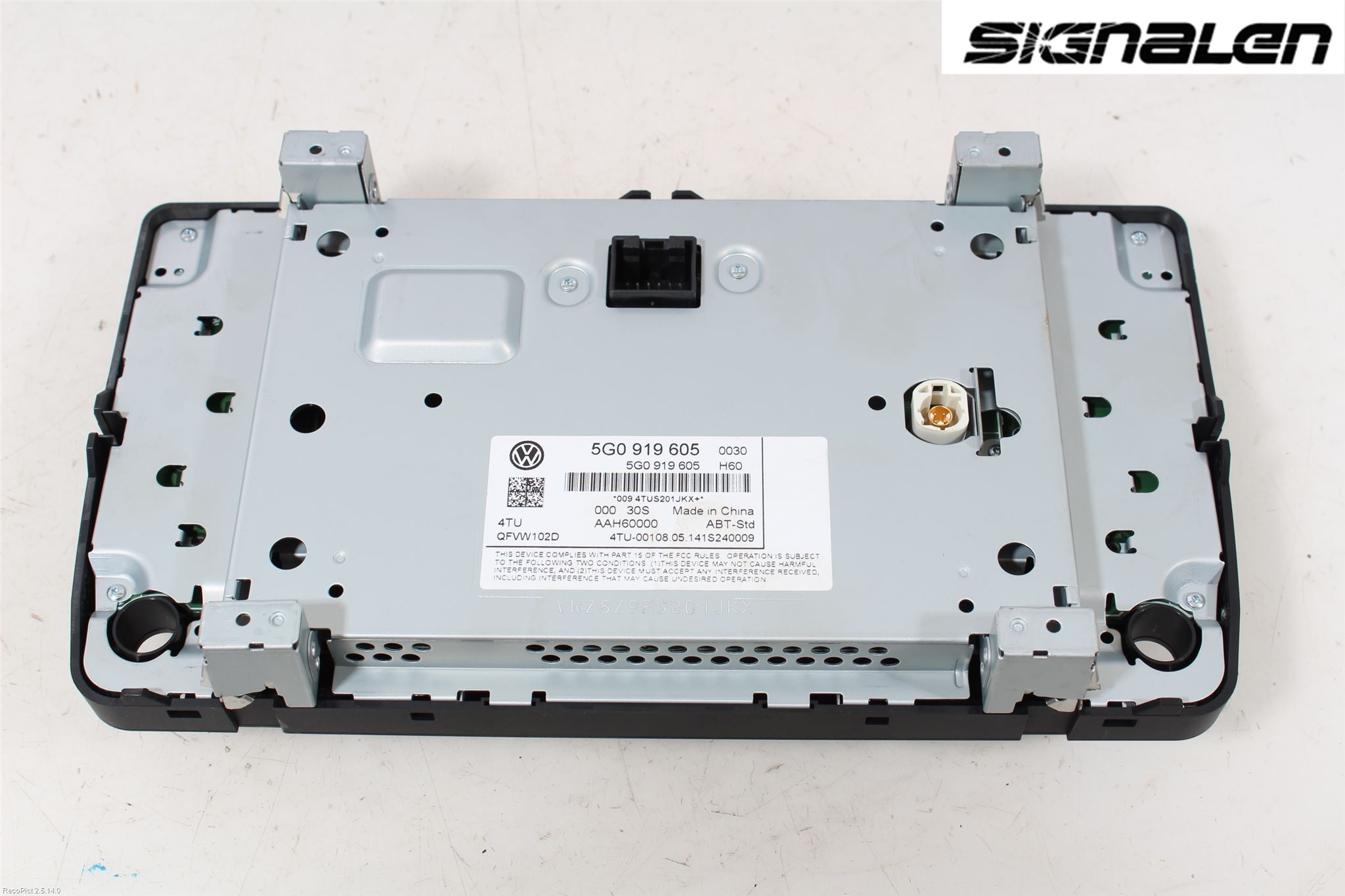 Volkswagen VW GOLF / E-GOLF VII 13-20 Multifunktionsdisplay