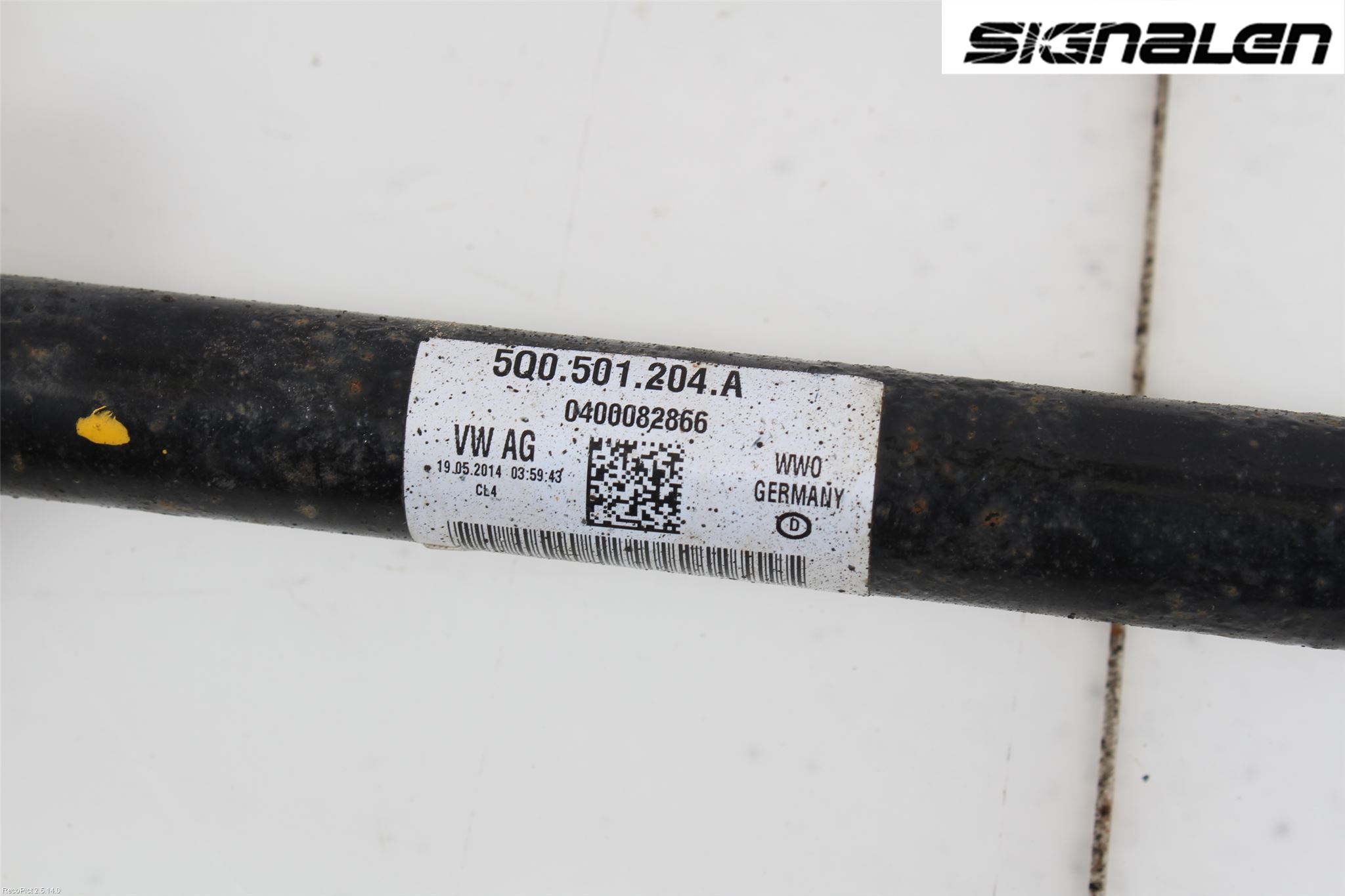 Volkswagen VW GOLF / E-GOLF VII 13-20 Drivaksel Bak Kompl Høyre