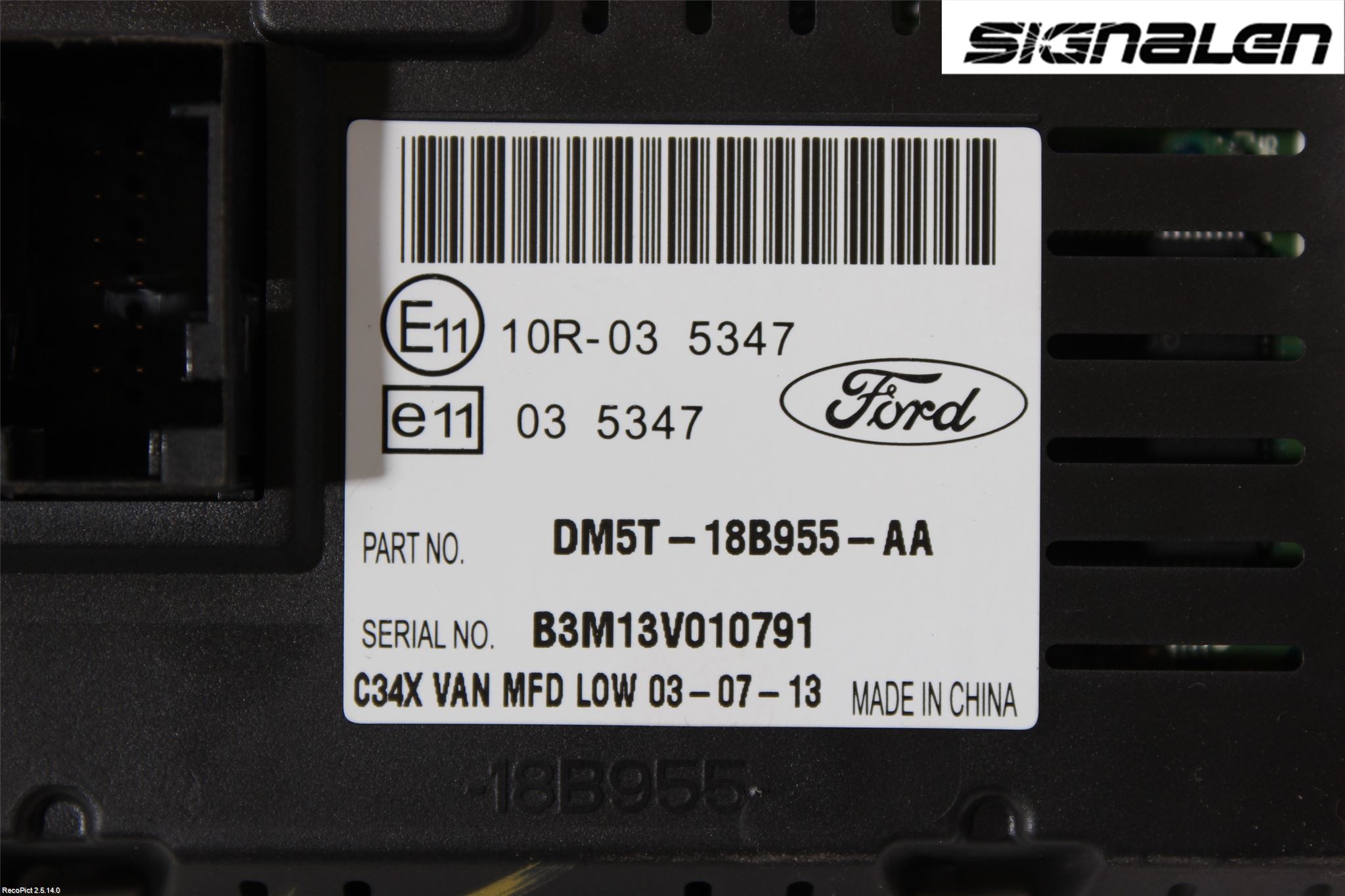 Ford FOCUS 11-14 Kjørecomputer