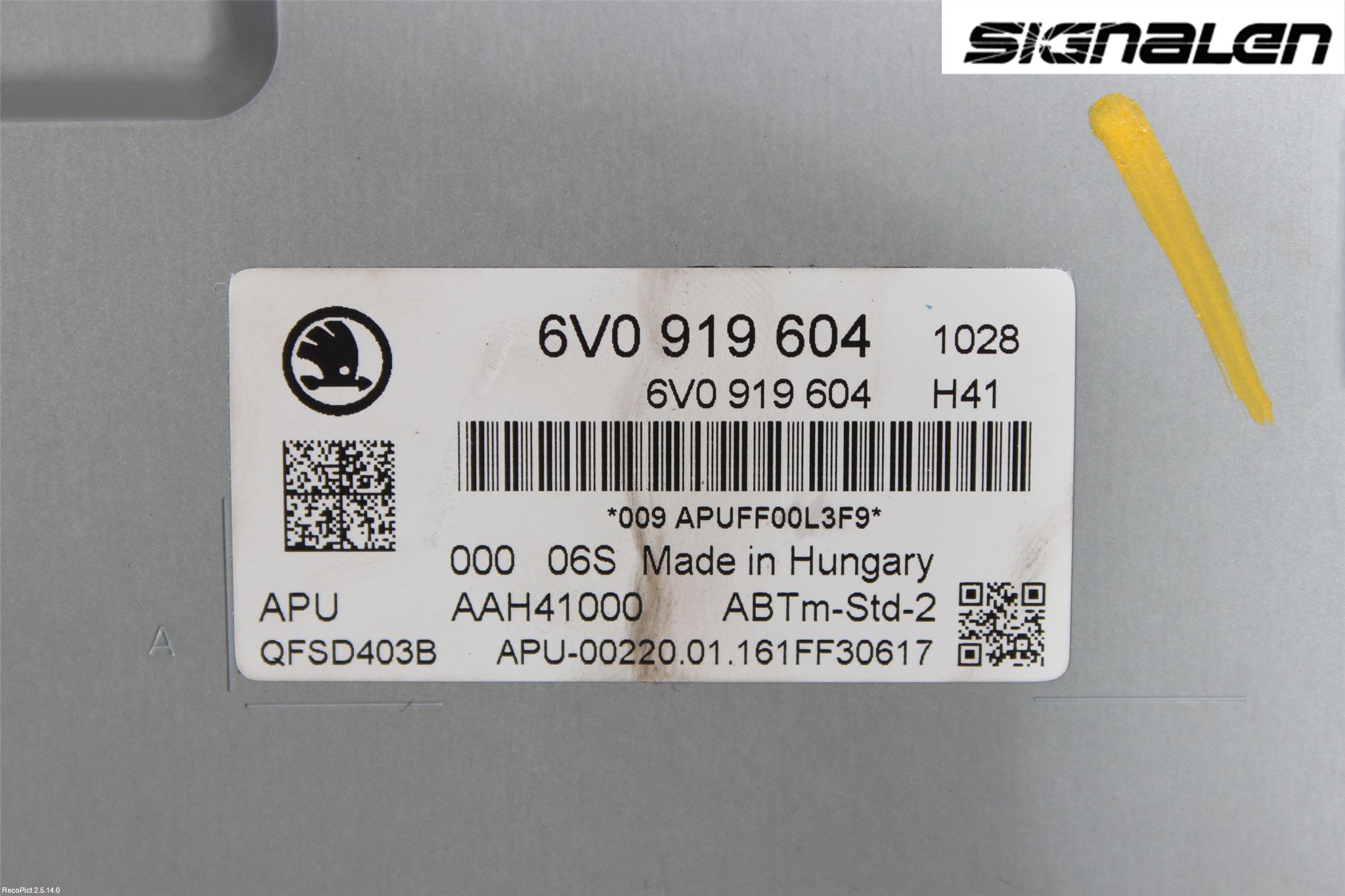 Skoda FABIA 07-14 Stereo Radio