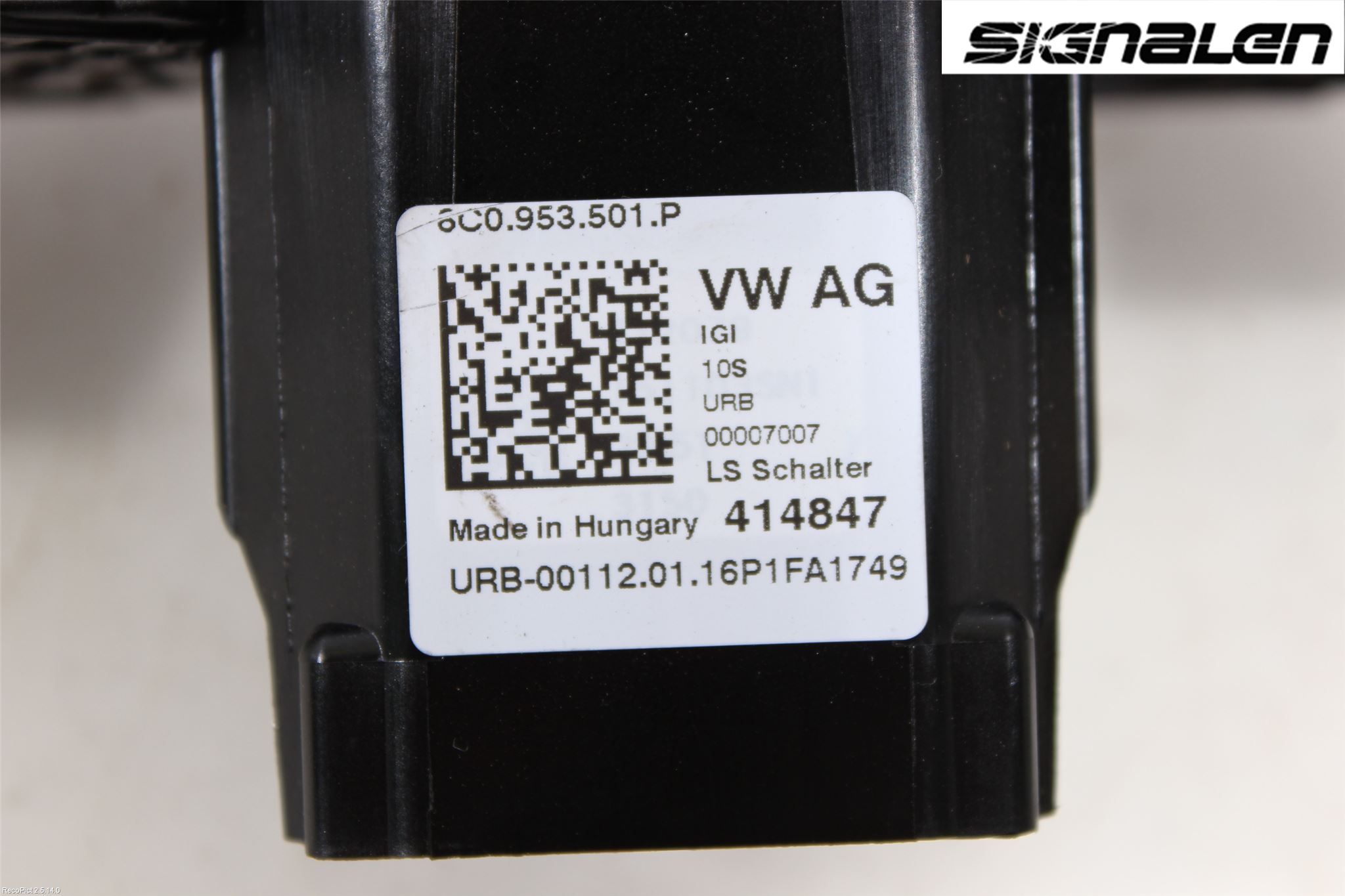 Skoda FABIA 07-14 Bryter Ratt Kombi H Og V