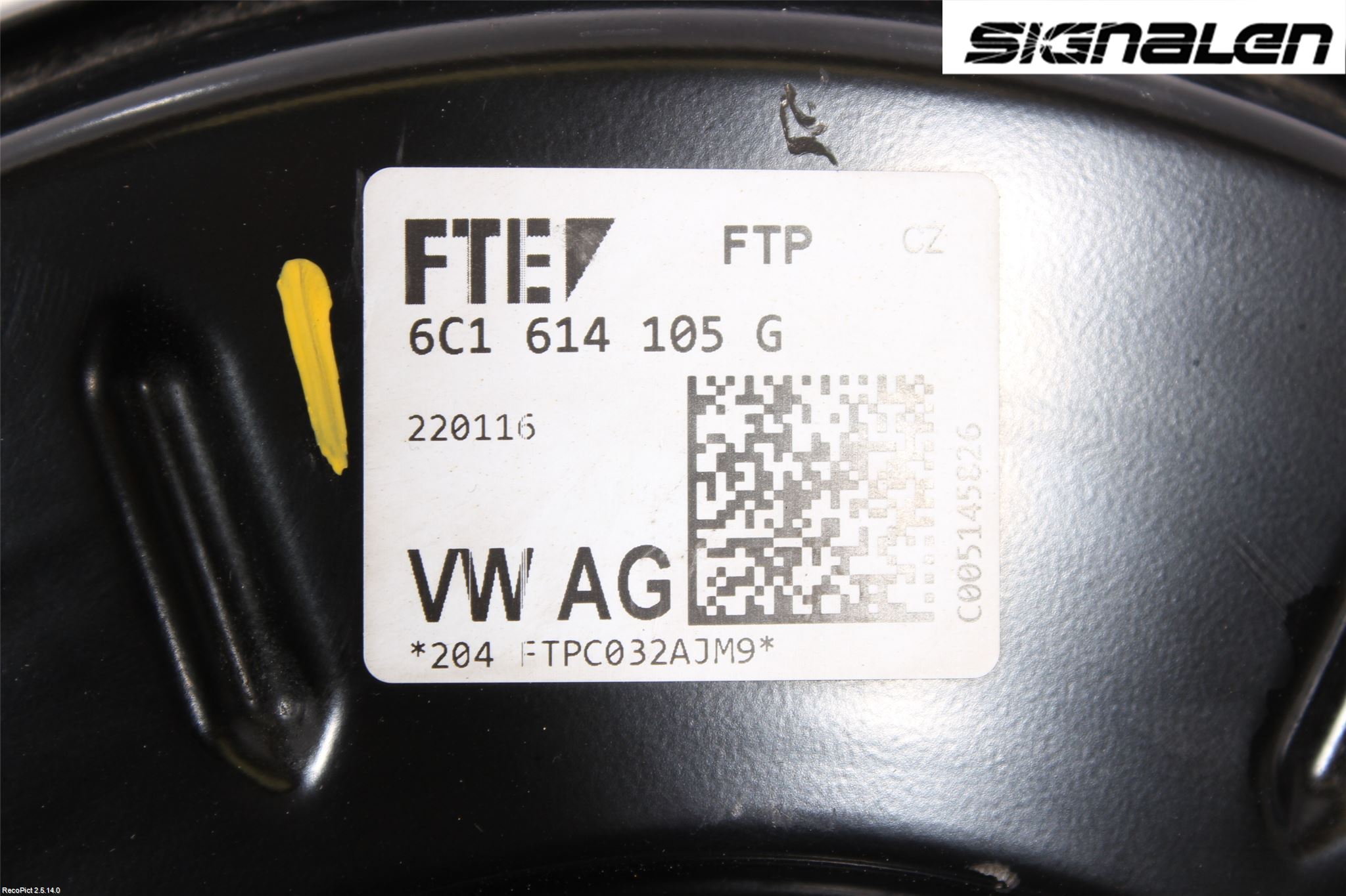 Skoda FABIA 07-14 Bremseservo