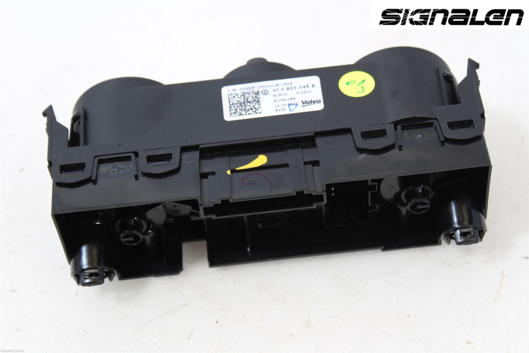 Volkswagen VW POLO 10-17 Varme Ac Betjening-Display