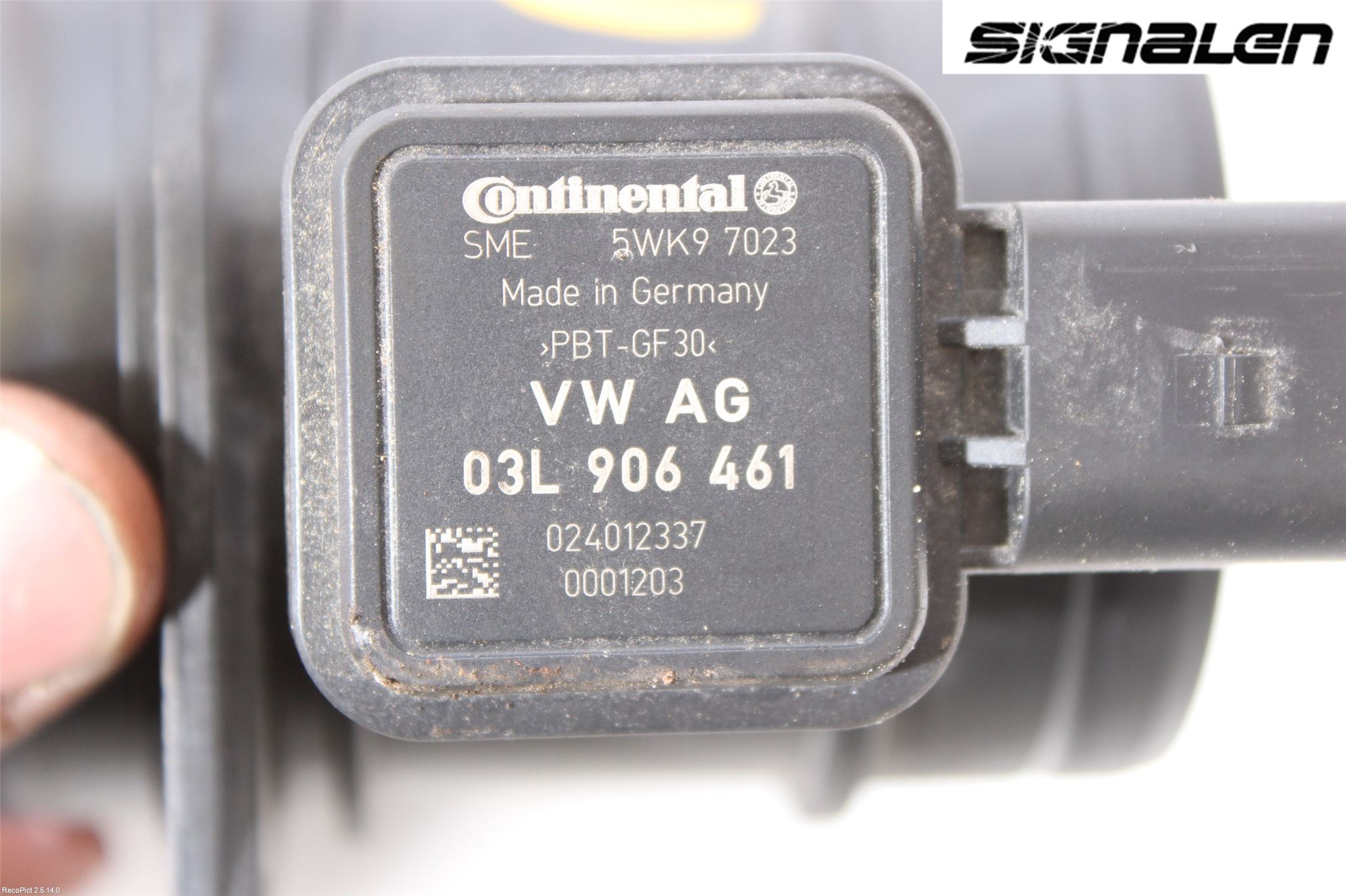 Volkswagen VW GOLF VI 09-13 Inns Luftmassemåler