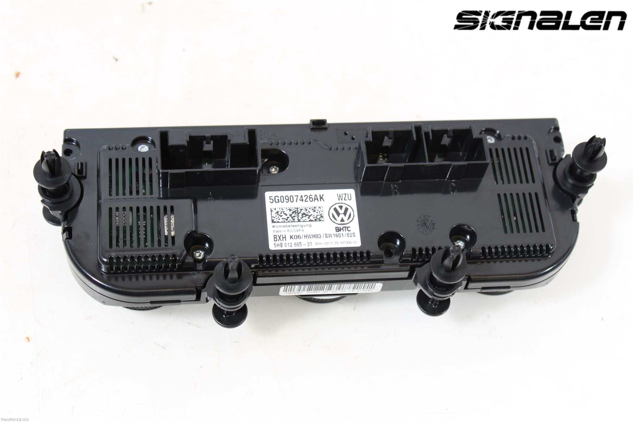 Volkswagen VW GOLF / E-GOLF VII 13-20 Varme Ac Betjening-Display