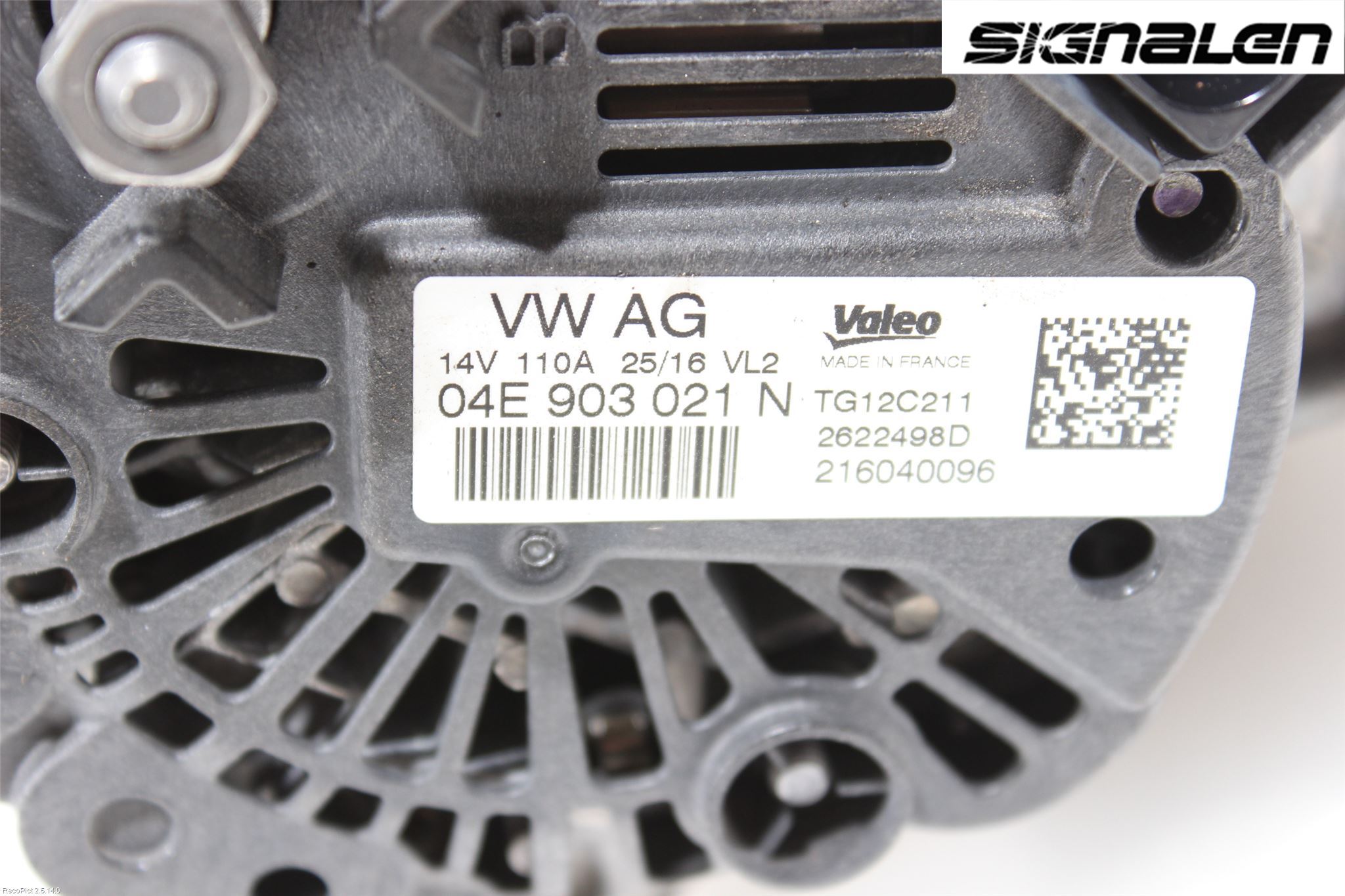 Volkswagen VW POLO 10-17 Dynamo