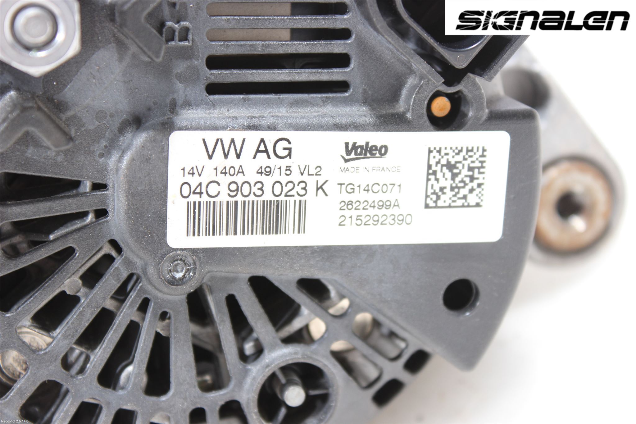 Volkswagen VW GOLF / E-GOLF VII 13-20 Dynamo