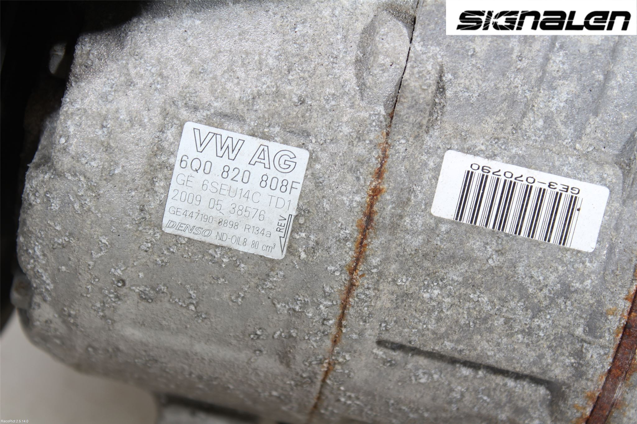 Seat IBIZA IV 08-16 Varme Ac Kompressor