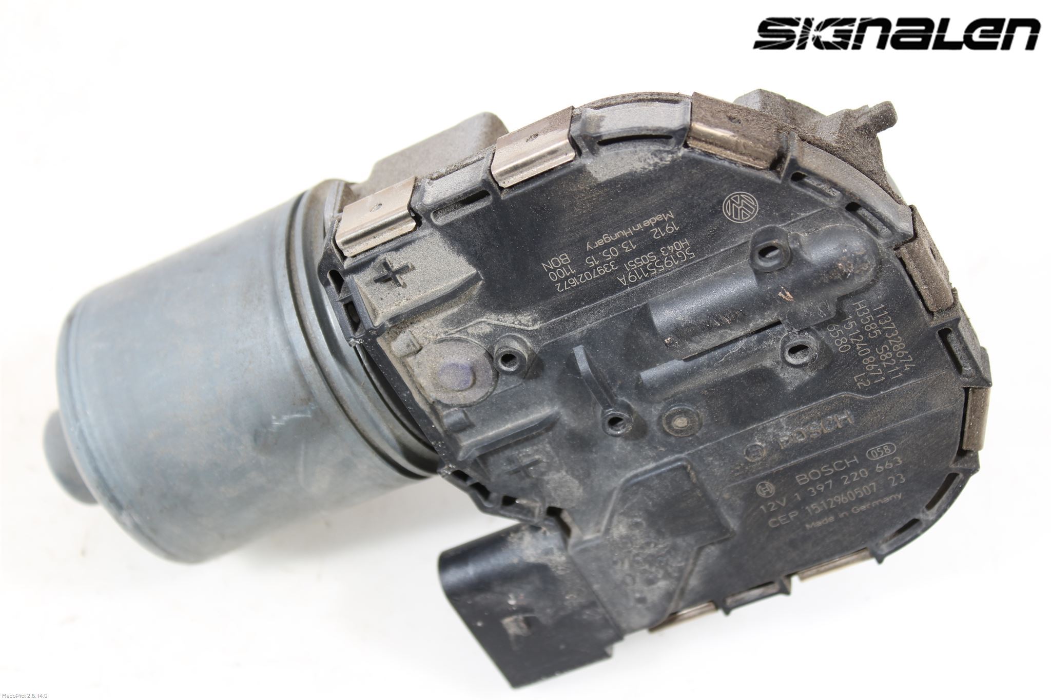 Volkswagen VW GOLF / E-GOLF VII 13-20 Viskermotor Frontrute