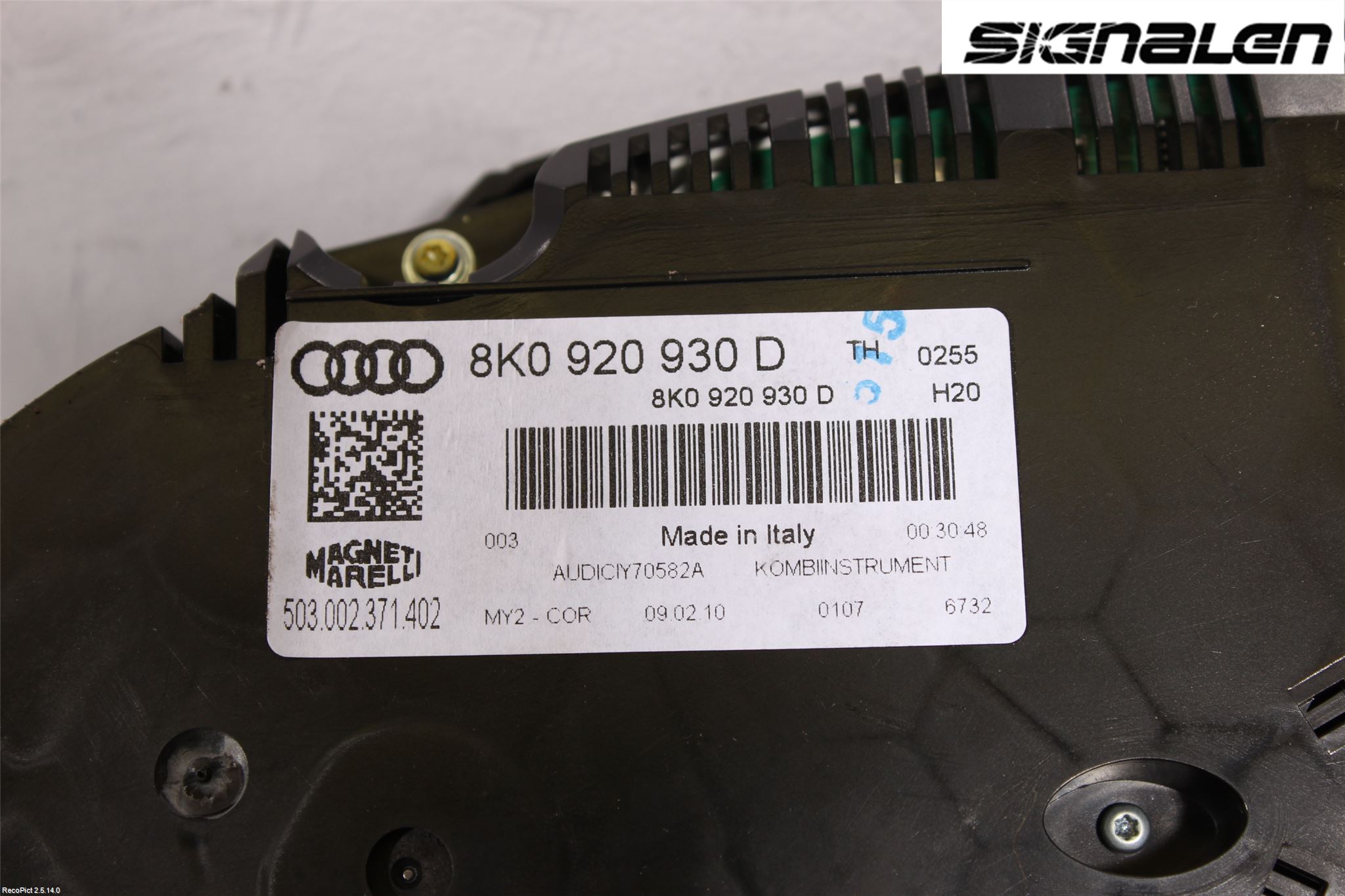 Audi A4/S4 08-11 Instr Kombinert