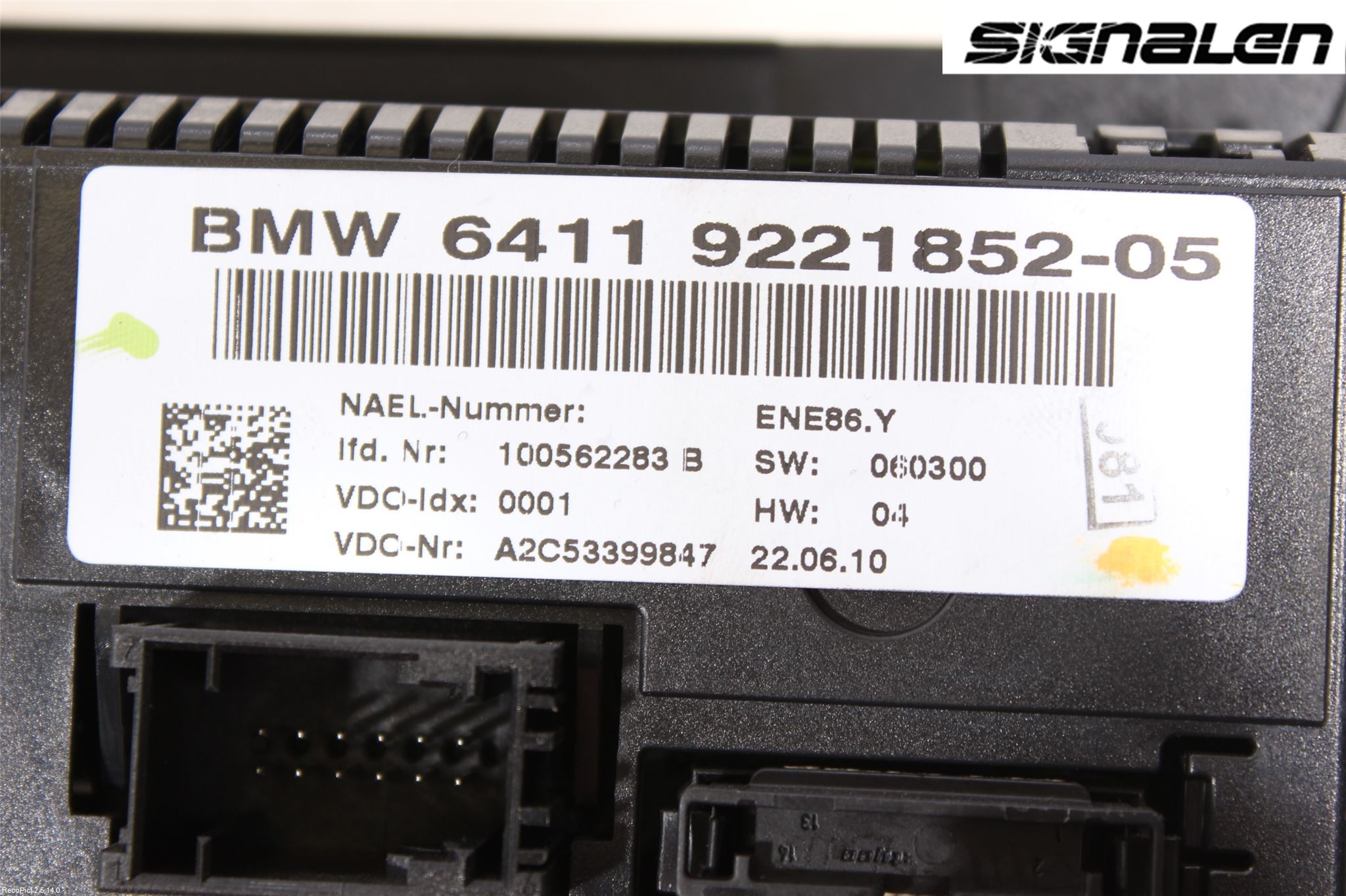 BMW 3 E90/91 SED/TOU 05-12 Varme Ac Betjening-Display