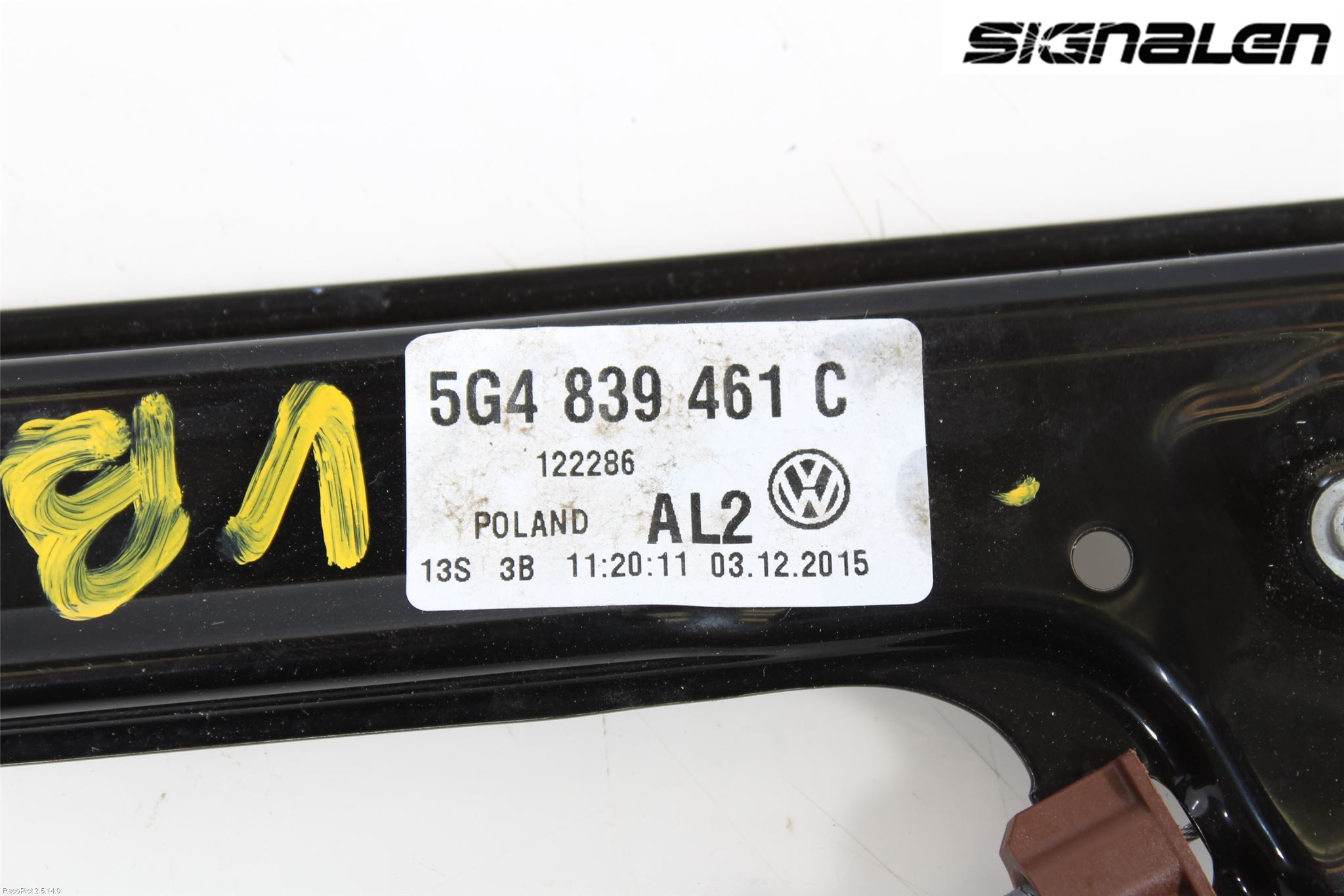 Volkswagen VW GOLF / E-GOLF VII 13-20 Vindusheis