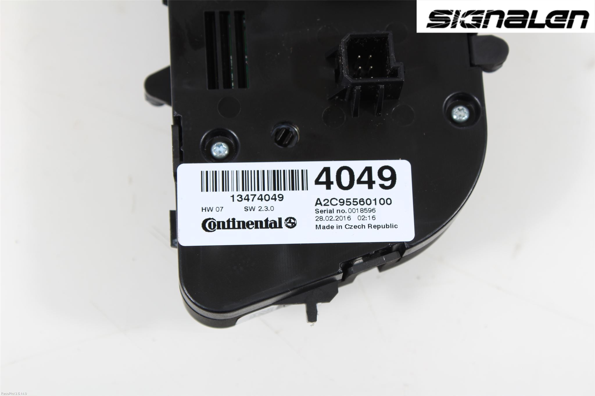 Opel MOKKA 13-20 Varme Ac Betjening-Display