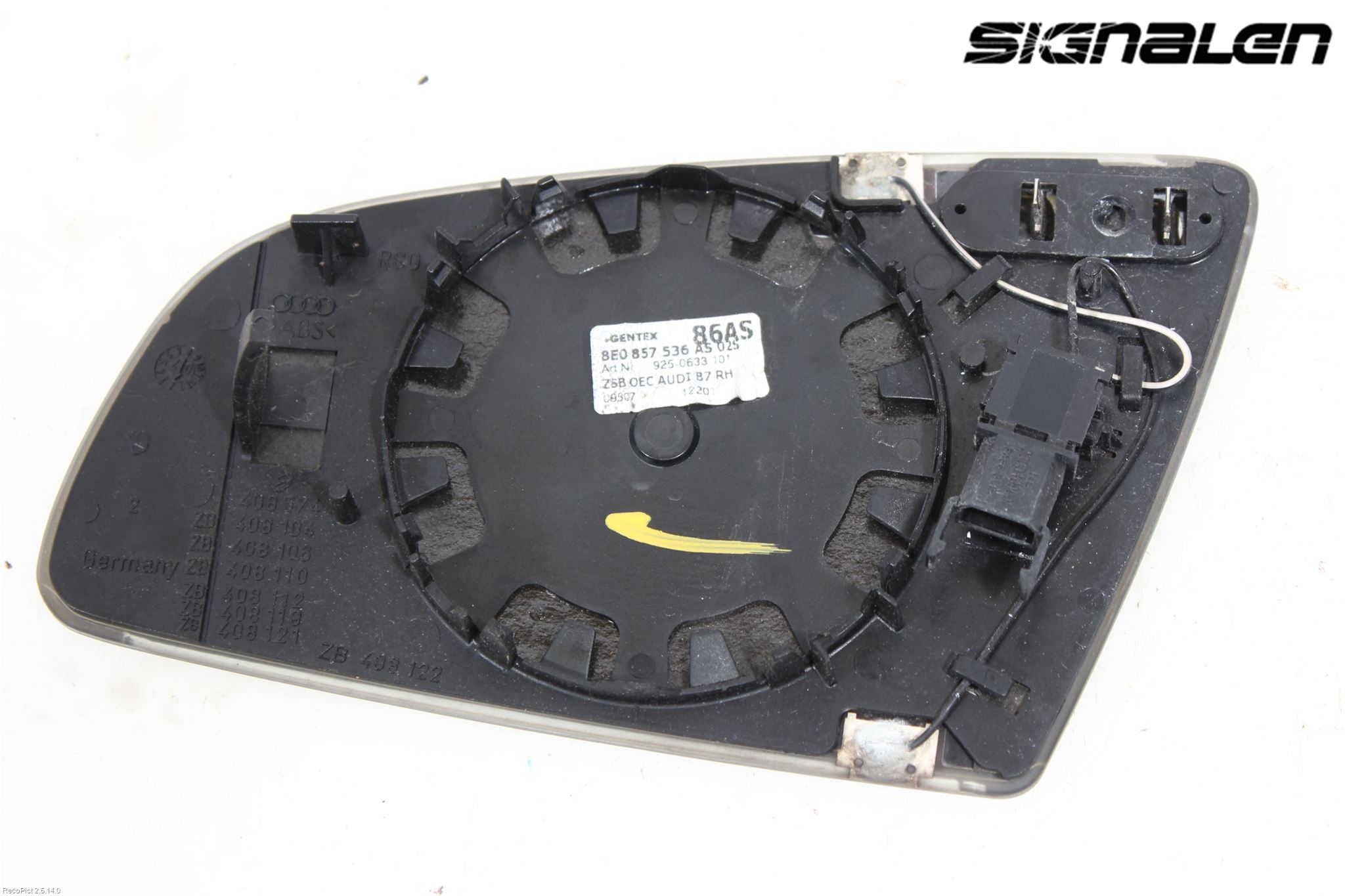 Audi A6/S6     05-11 Speil Glass H