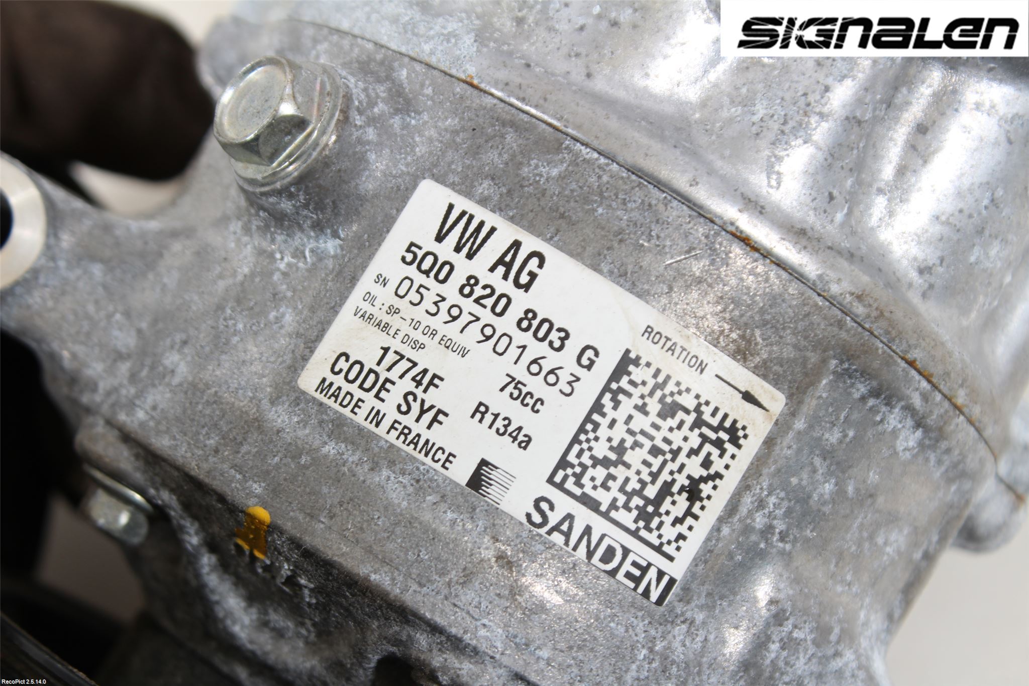 Skoda OCTAVIA (5E) 13-20 Varme Ac Kompressor
