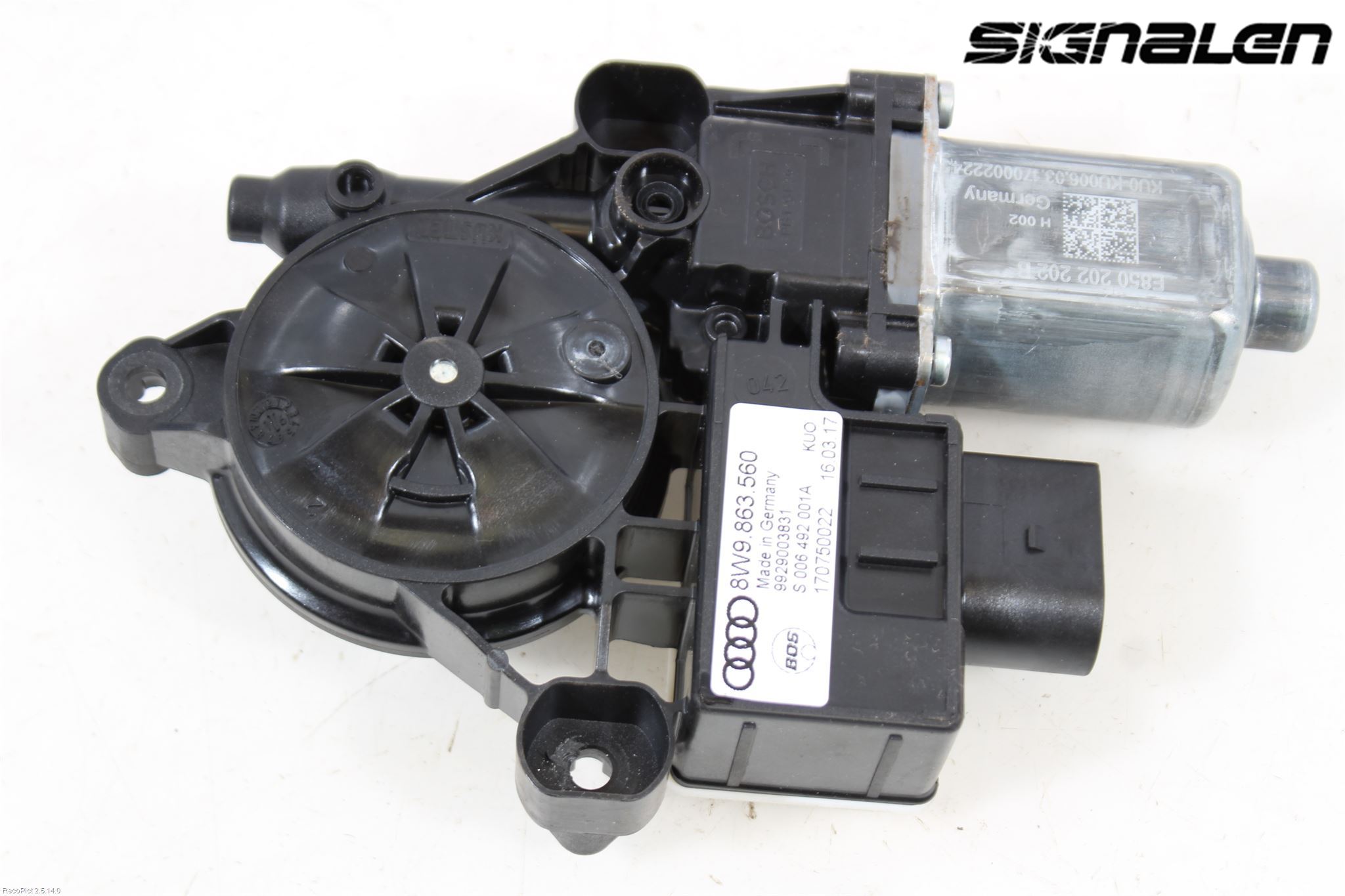 Audi A4/S4 B9 16-19 Vindusheismotor
