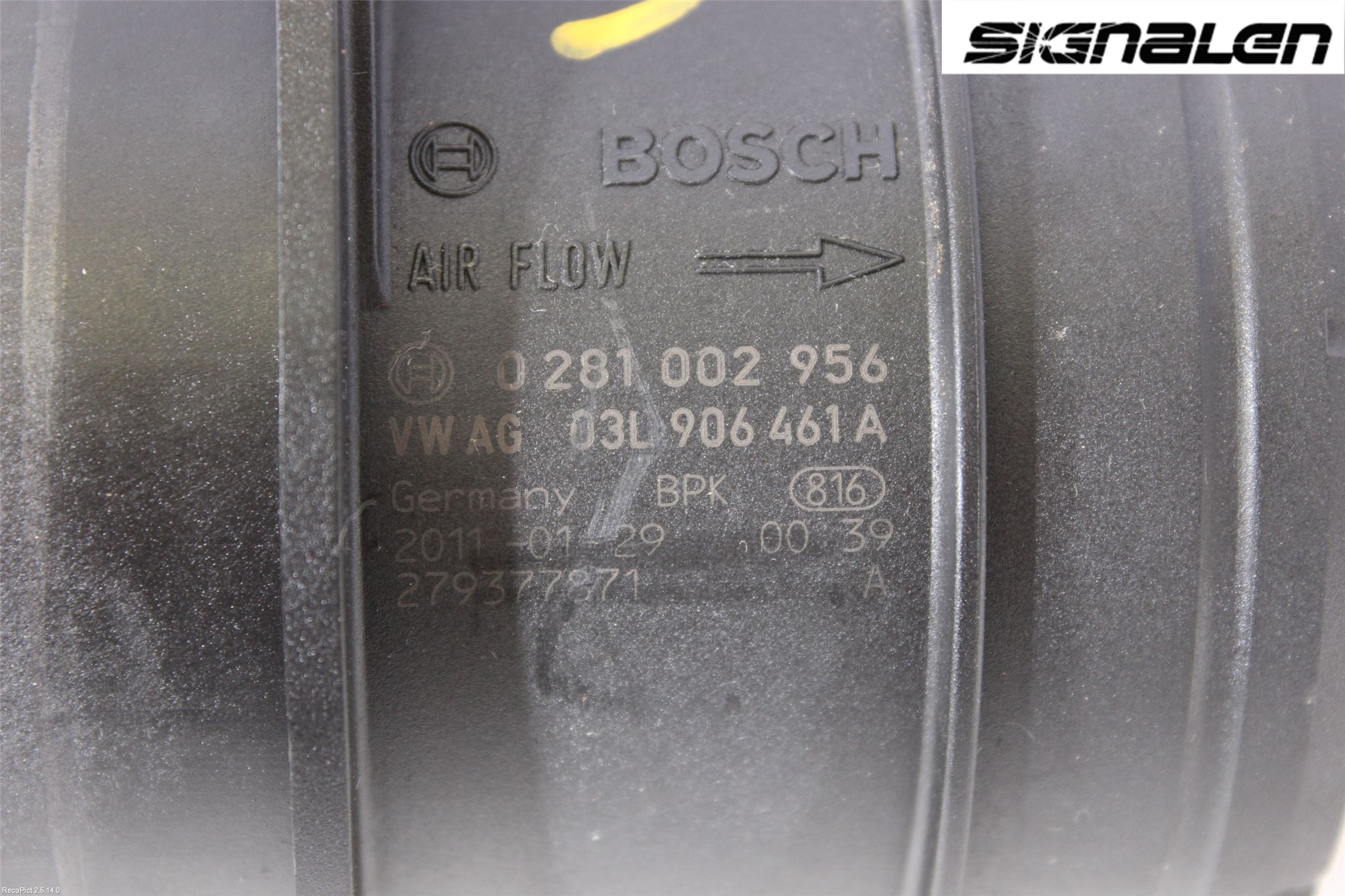 Volkswagen VW PASSAT 11-14 Inns Luftmassemåler