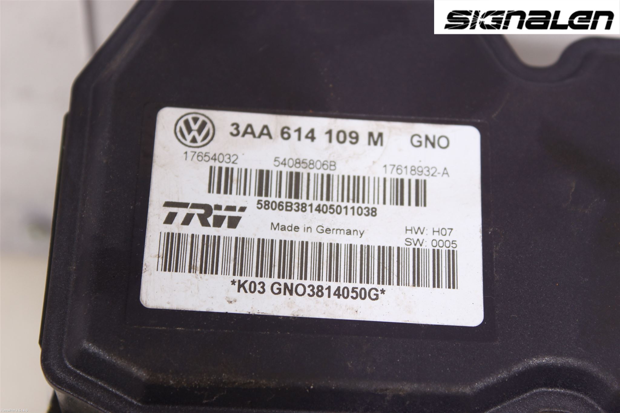 Volkswagen VW PASSAT 11-14 Abs Hydraulikkaggregat