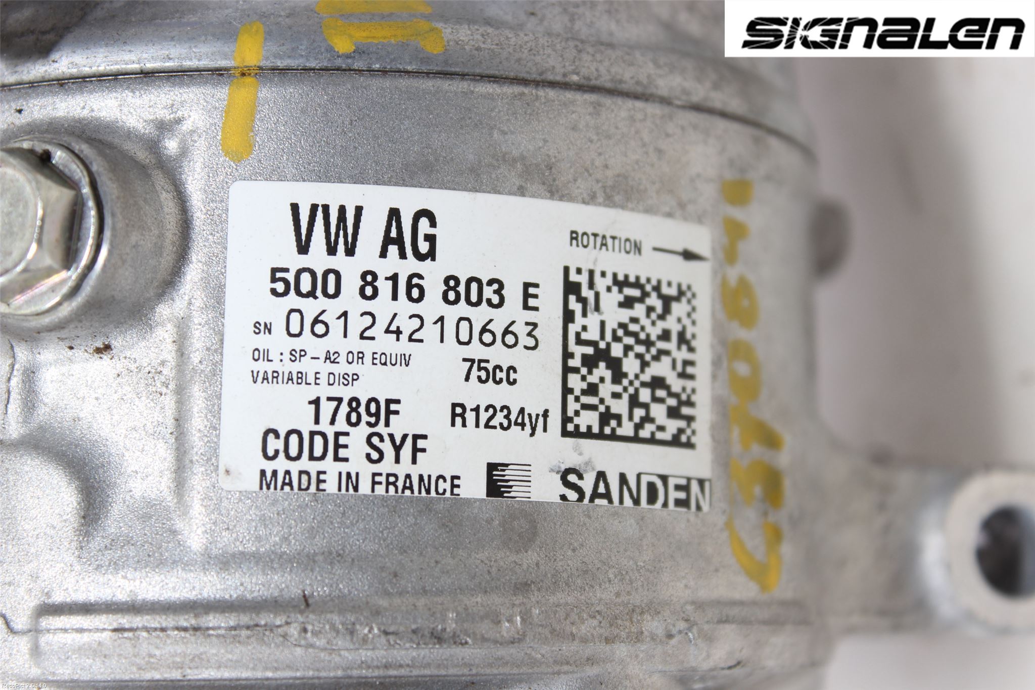 Seat IBIZA V 17-20 Varme Ac Kompressor