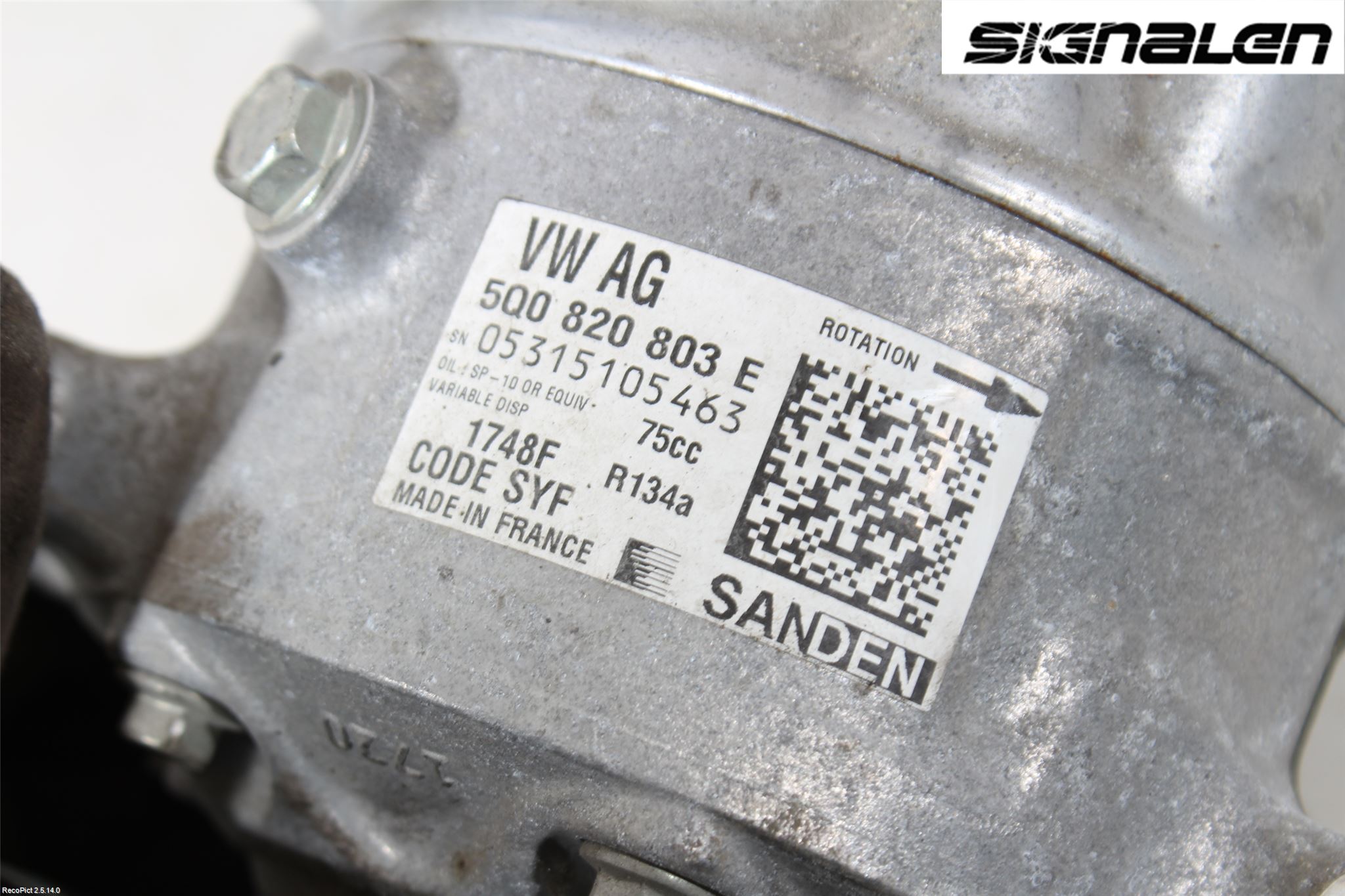 Seat LEON 13-20 Varme Ac Kompressor