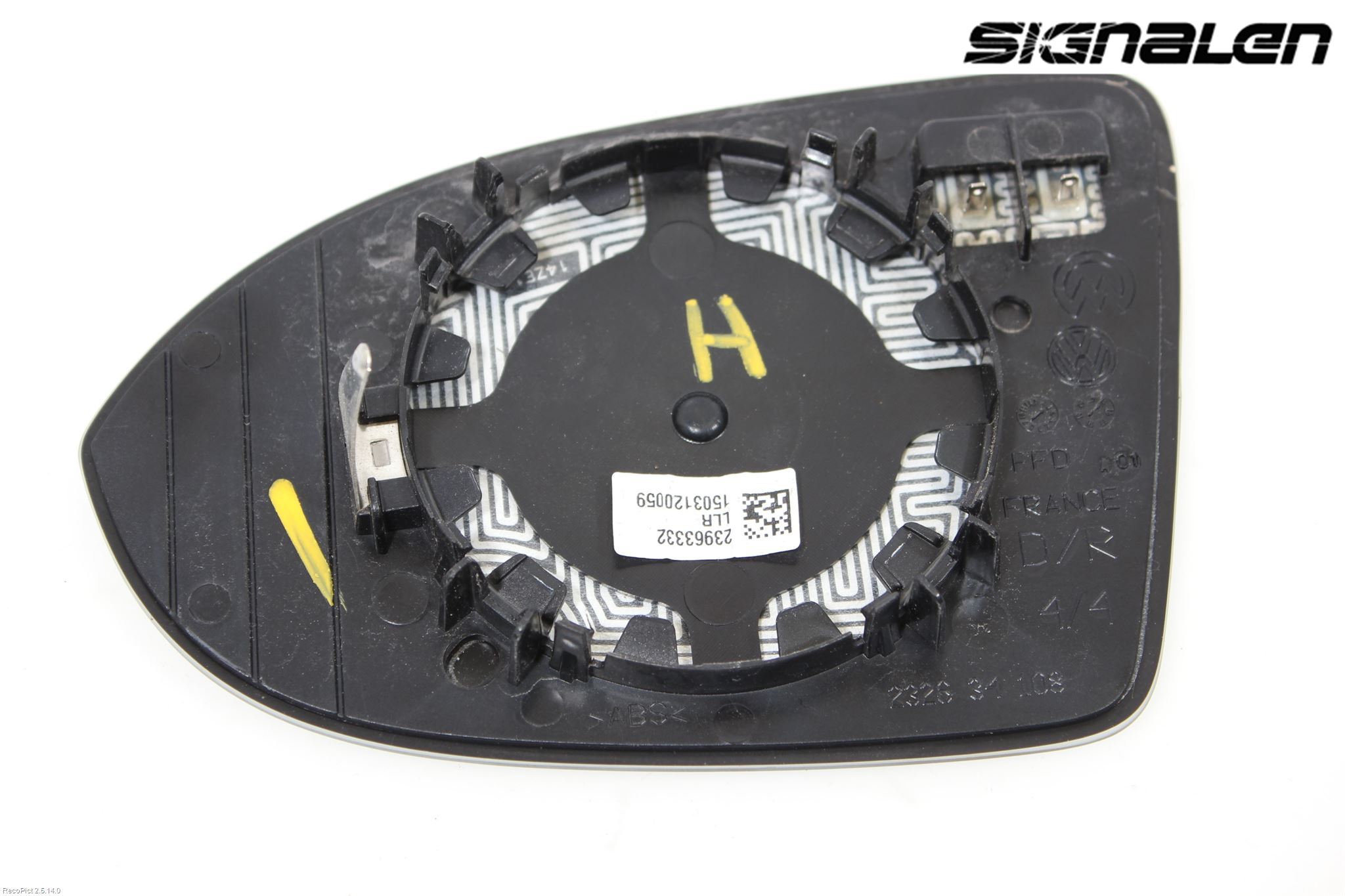 Volkswagen VW PASSAT 15-19 Speil Glass H