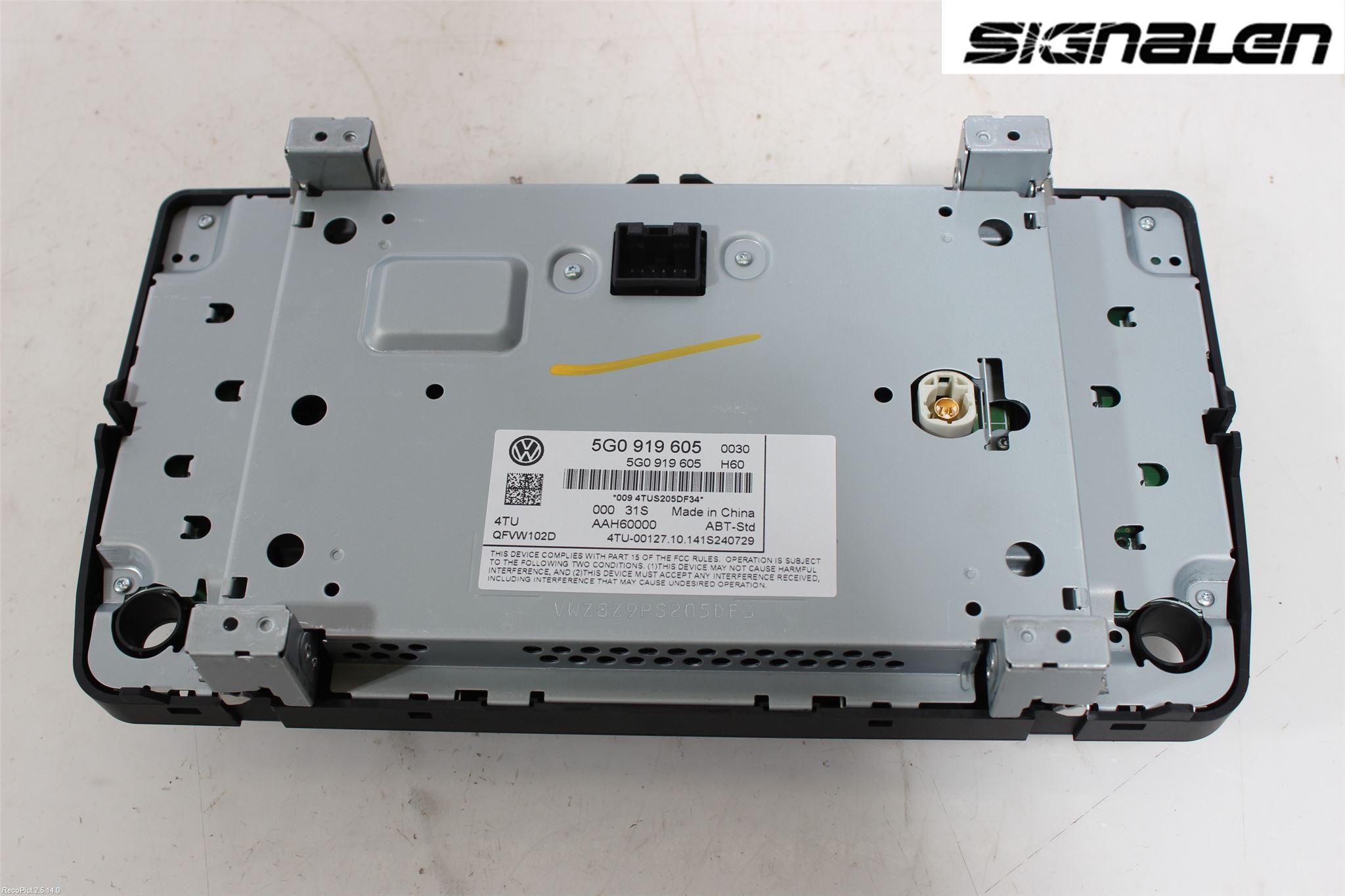 Volkswagen VW GOLF / E-GOLF VII 13-20 Multifunktionsdisplay