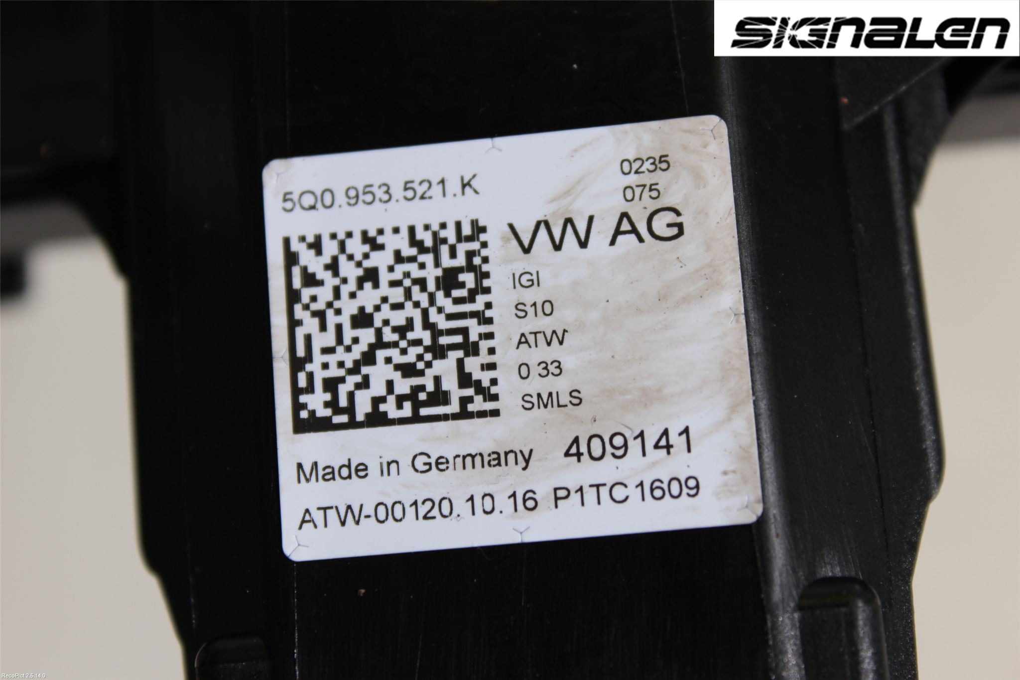 Volkswagen VW GOLF / E-GOLF VII 13-20 Bryter Ratt Kombi H Og V