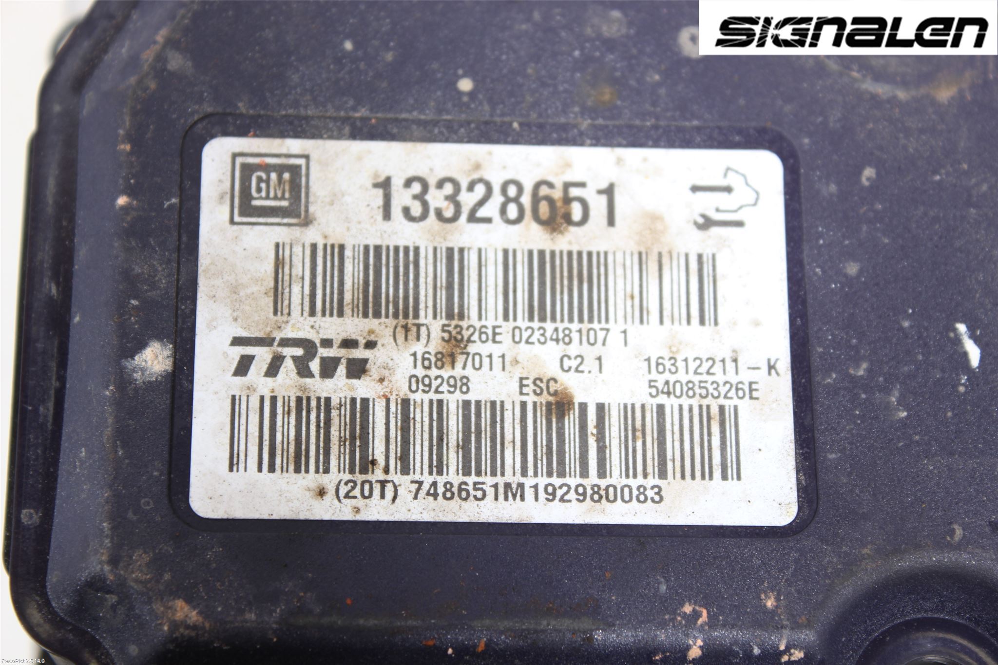 Opel INSIGNIA 09-16 Abs Hydraulikkaggregat
