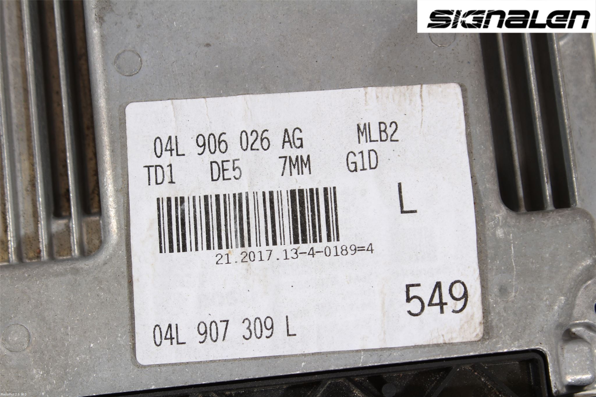 Audi A4/S4 B9 16-19 Styreenhet Innsprøytning